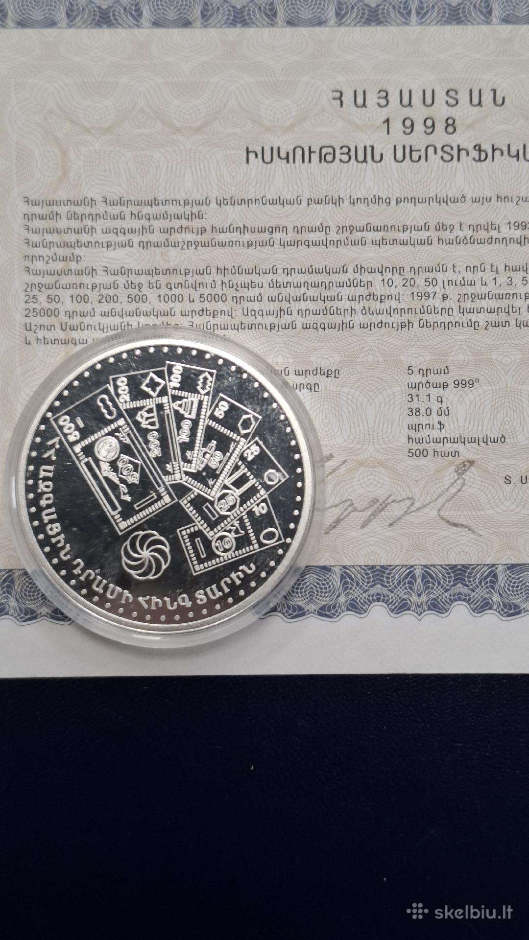 Armėnija 1998 sidabras