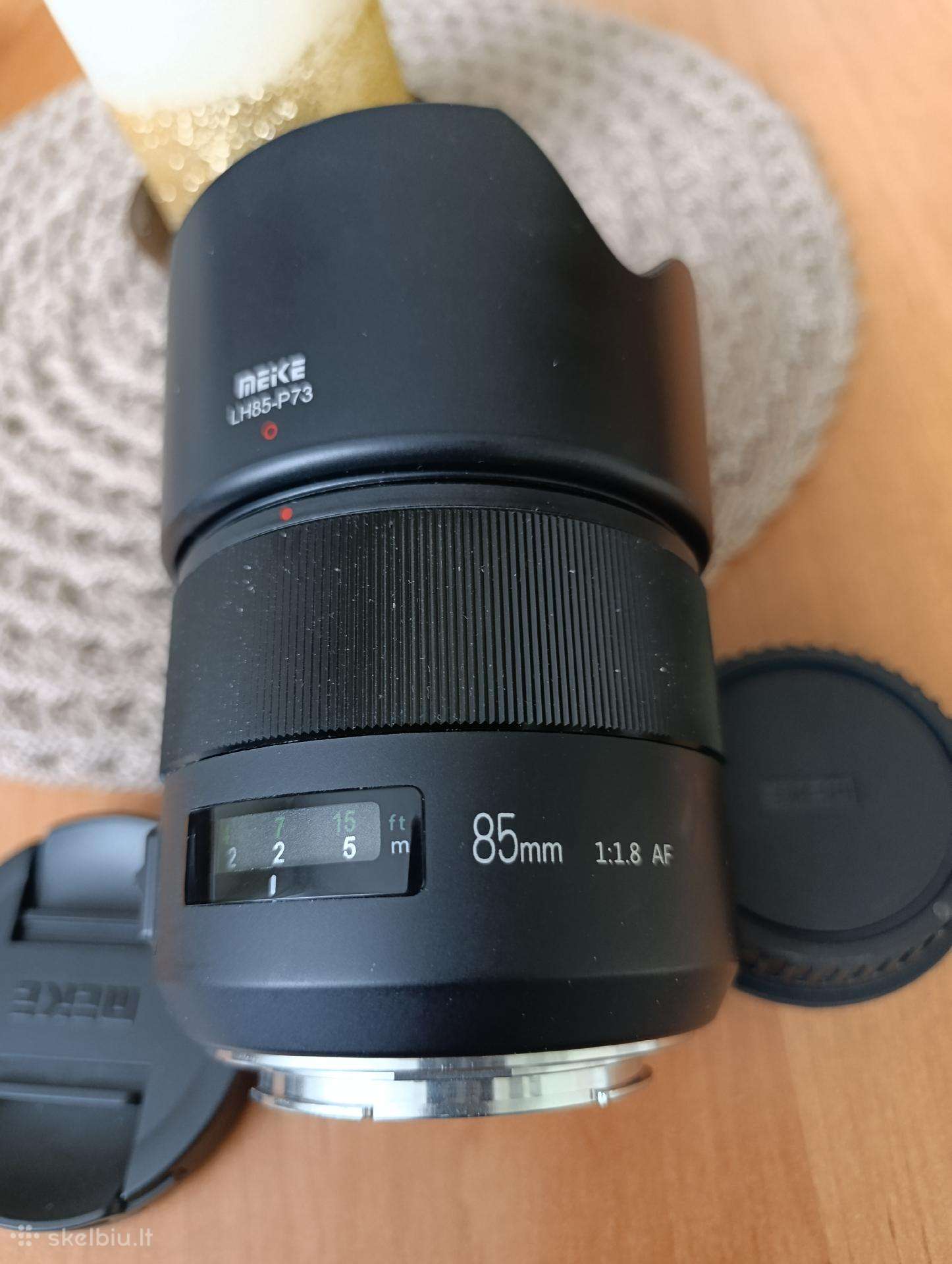 Objektyvas Meike Af 85mm. f1.8 Canonui