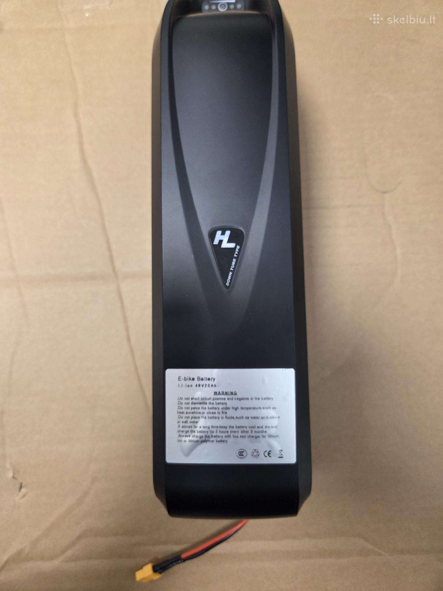 El.dviračio baterija 48v 20ah 960wh