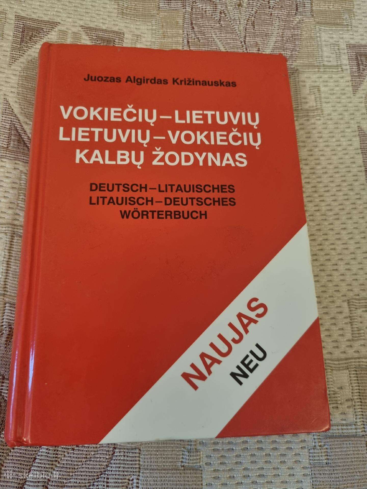 Vokiečių - Lietuvių, kalbų žodynas