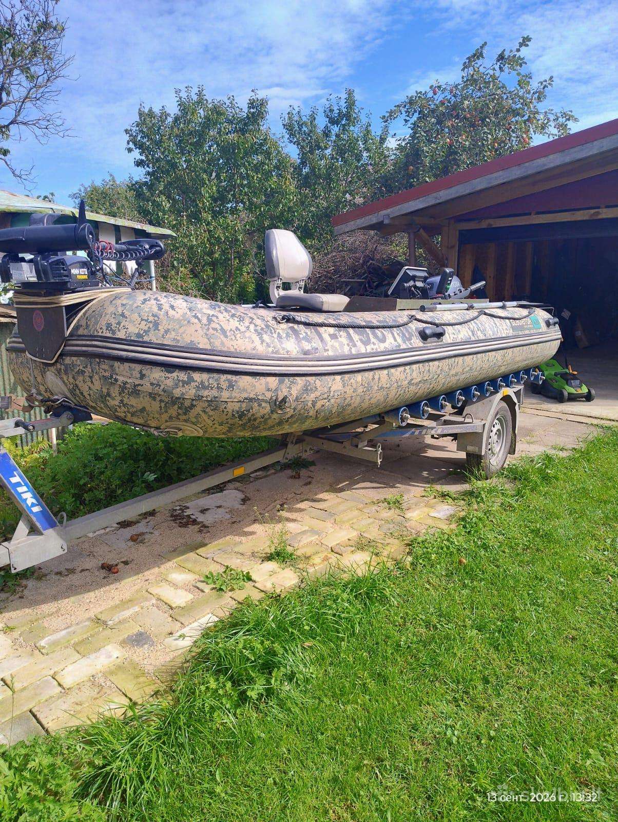 Pripučiama valtis Gladiator 420 su priedais