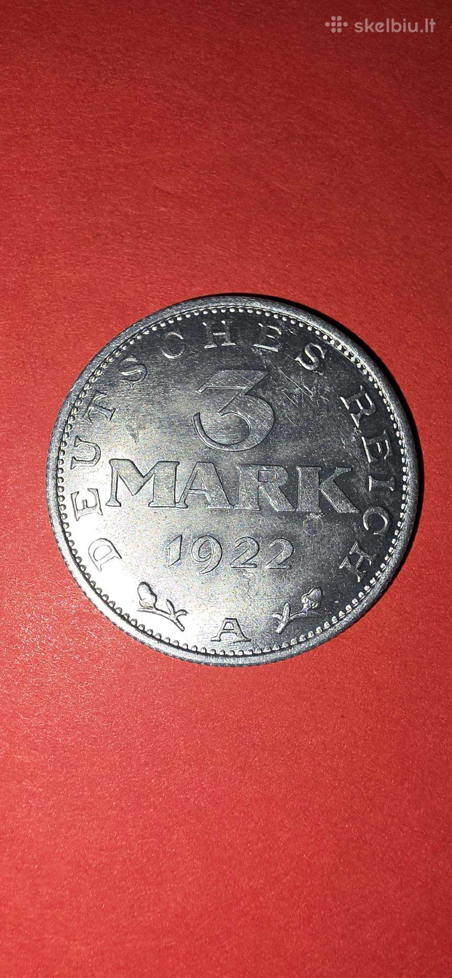 Vokietija 3 markės 1922