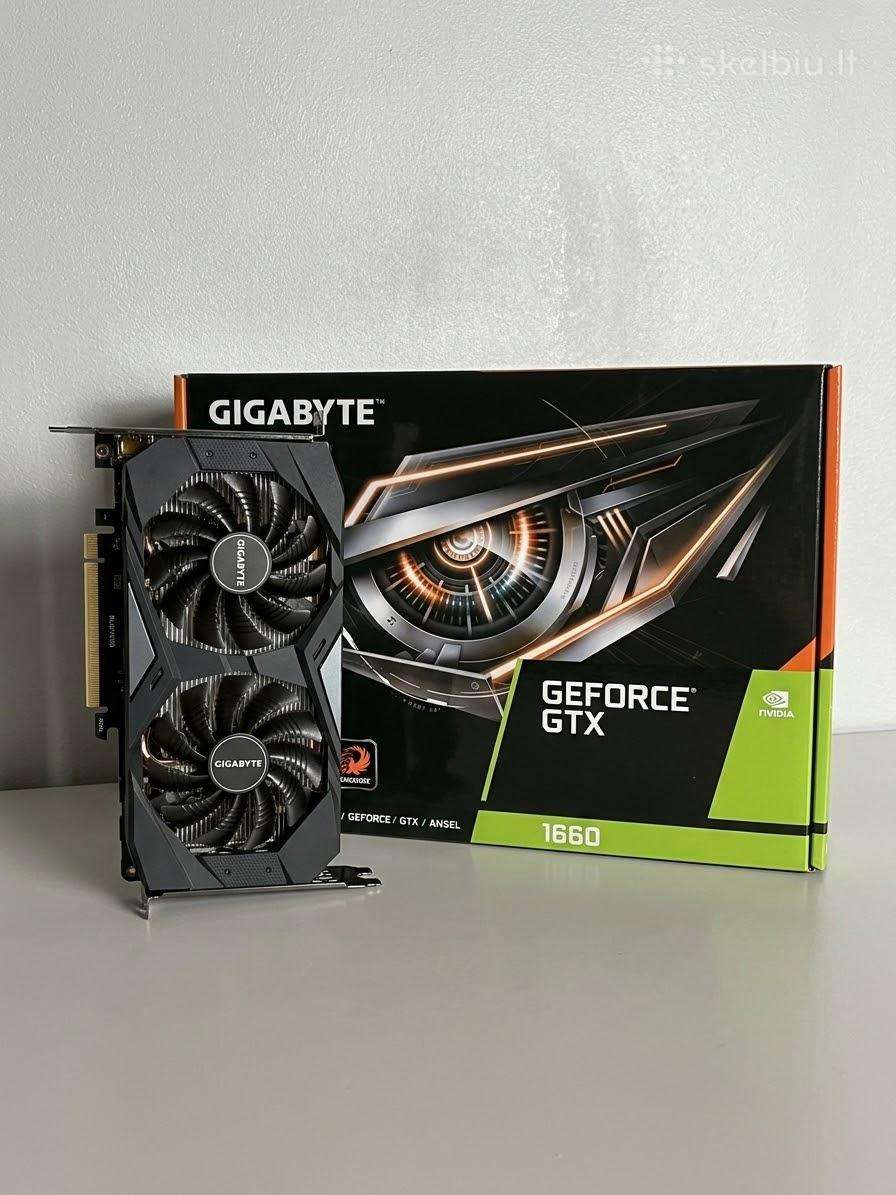 Kompiuterio dalys: Gtx 1660 Oc, i7-4790k, MB, Psu