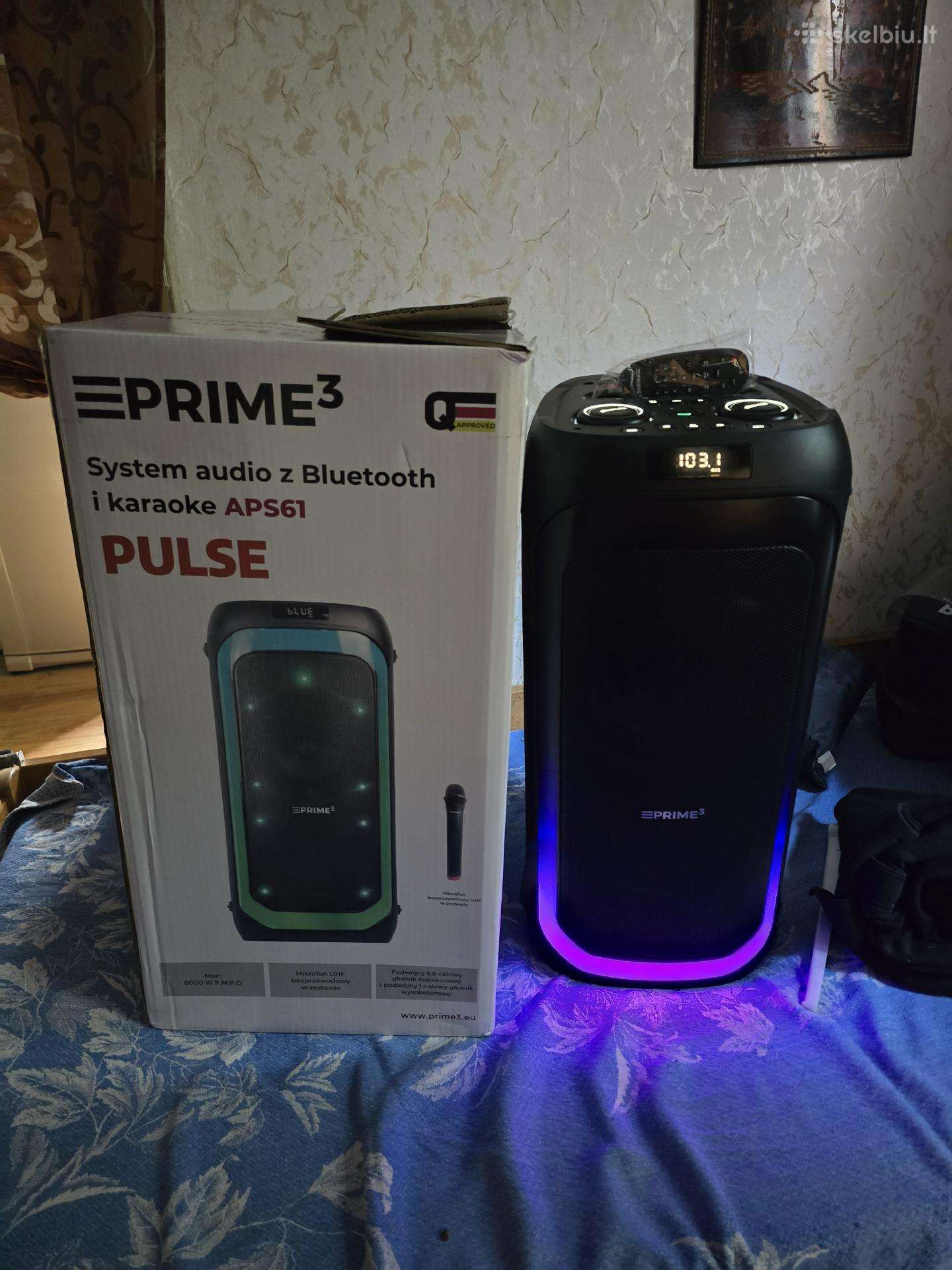 Bluetooth kolonėlė 3m garantija