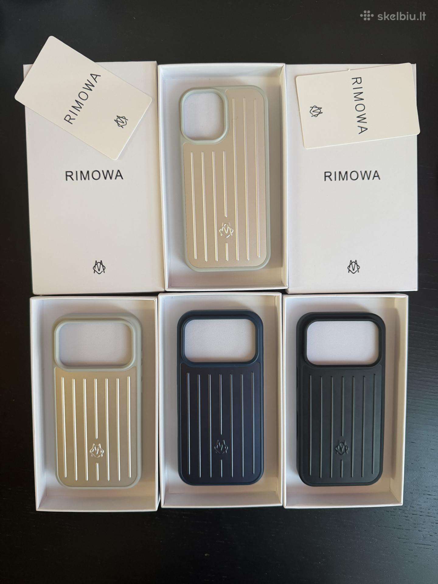 Rimowa iPhone 17 pro ir 17 paprasto dekliukai