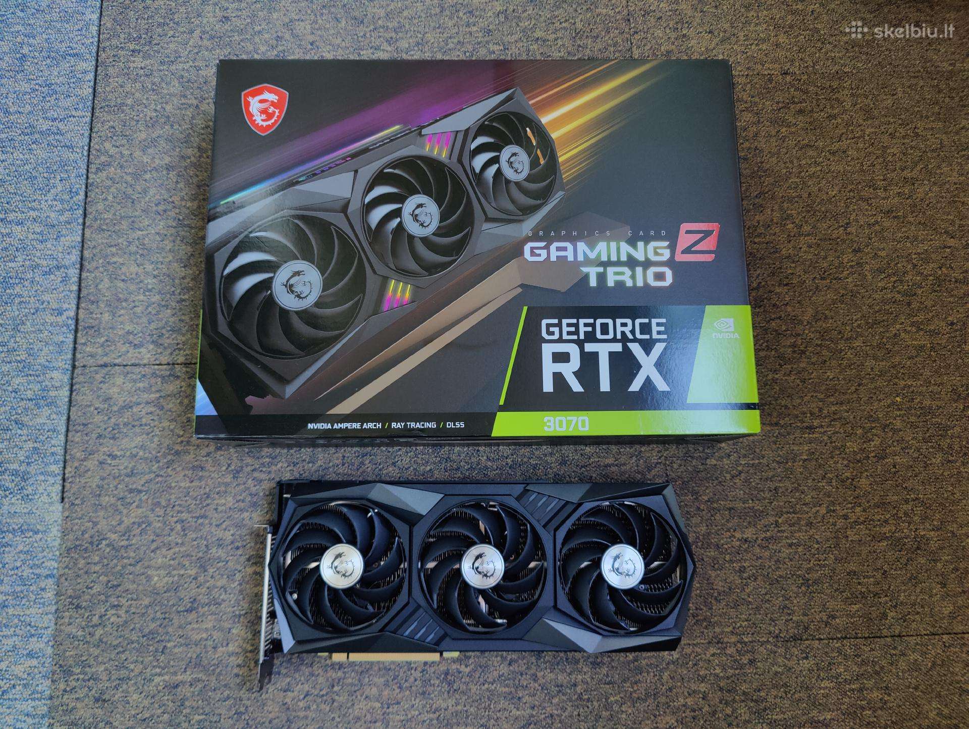 Msi Rtx 3070 Gaming Z Trio vaizdo korta