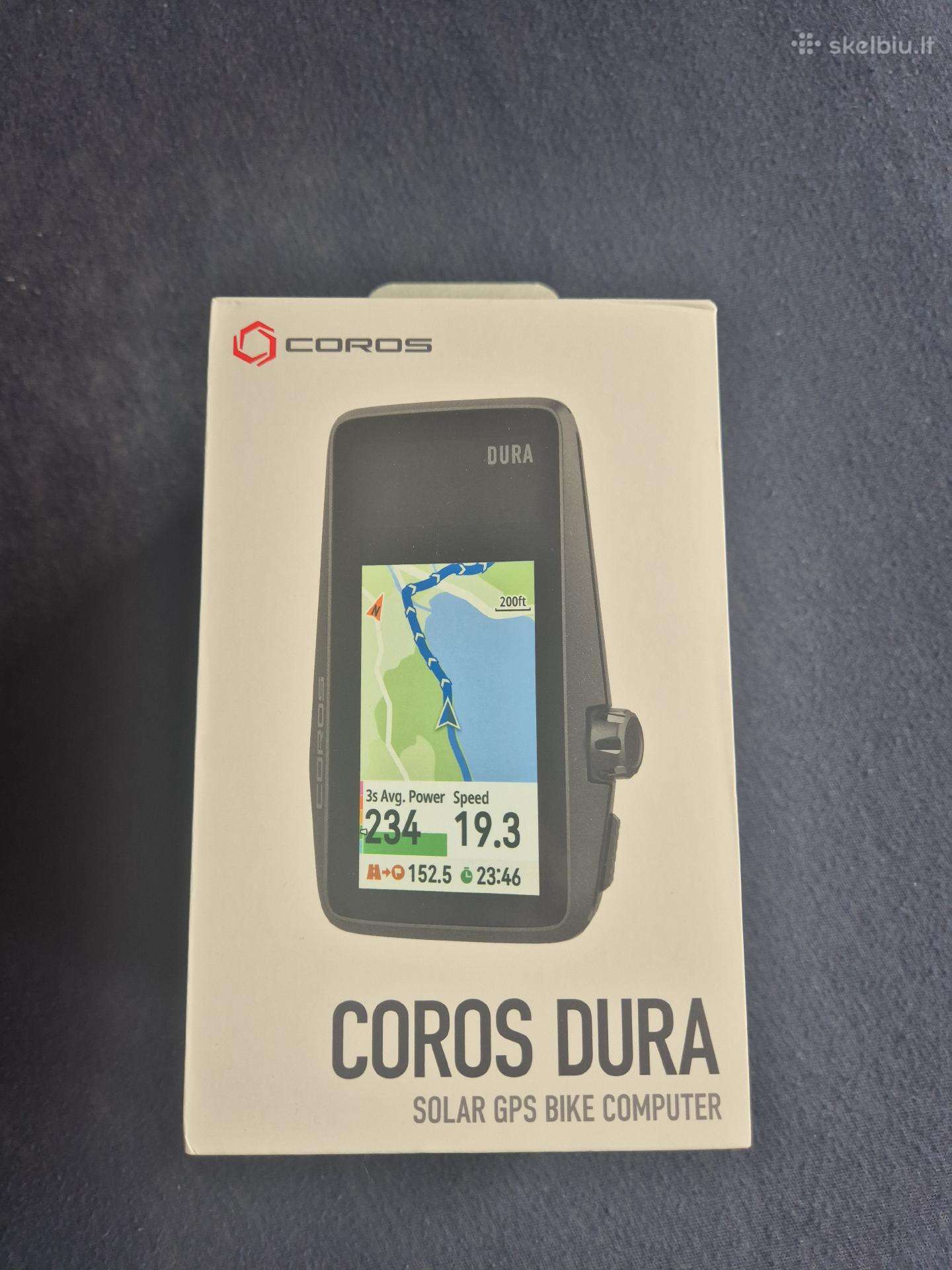 Coros dura GPS kompiuteris
