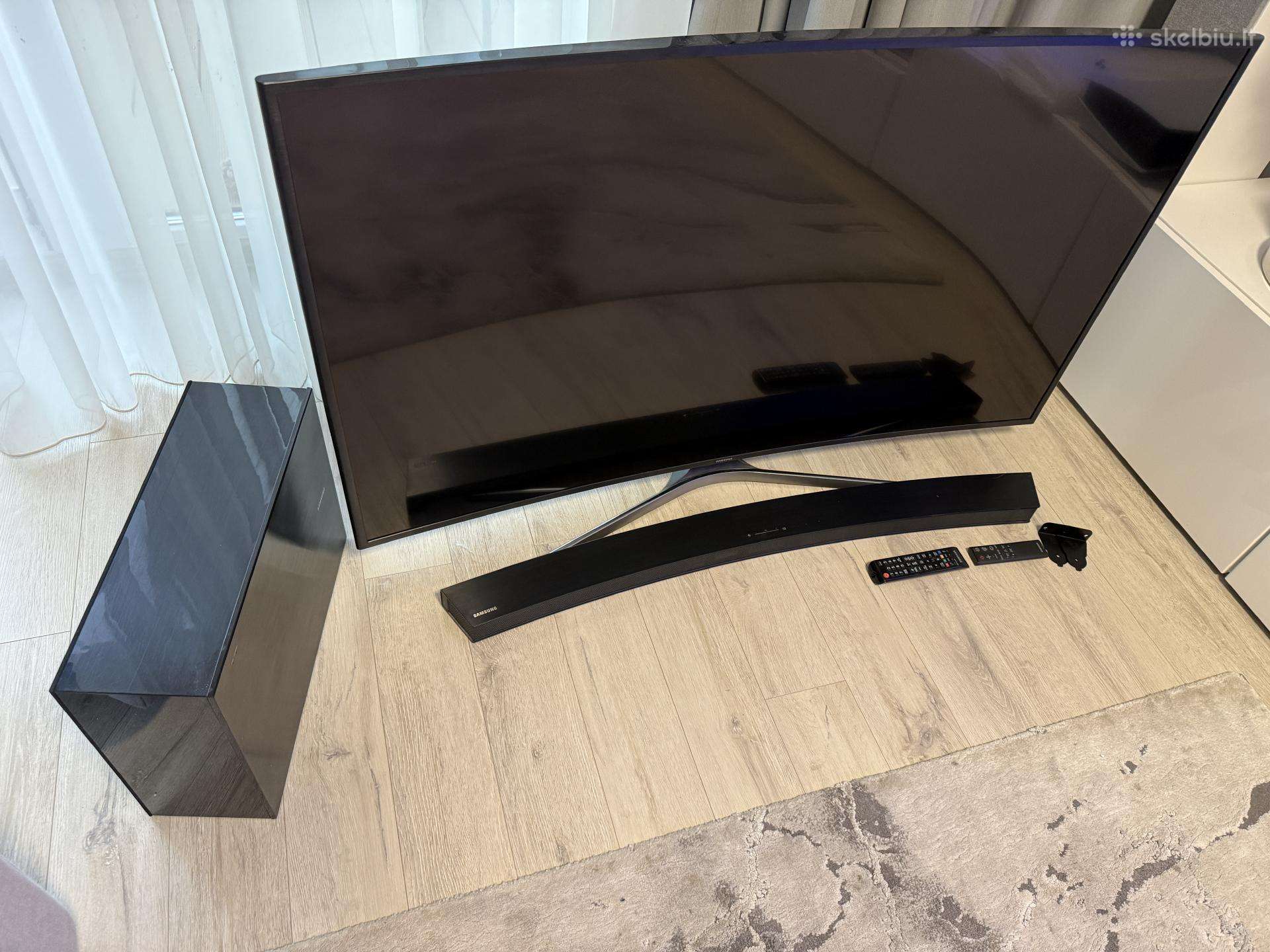 Parduodu naudota Samsung TV 55 ir soundbar 2.1