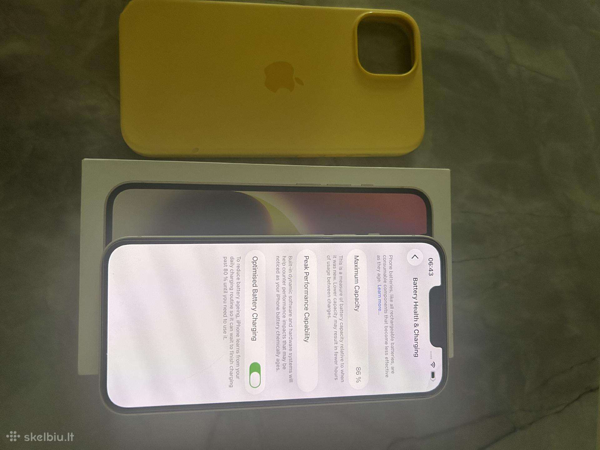 Apple iPhone 14 128gb Starlight (baltas)