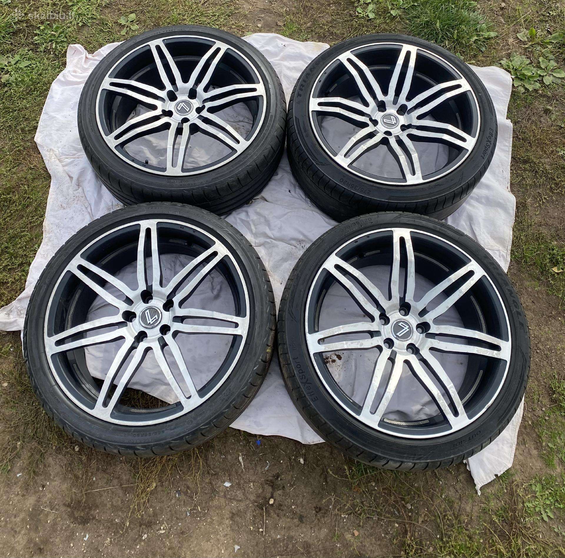 Lenso R20 ratlankiai su padangom 2 geros 2 nk