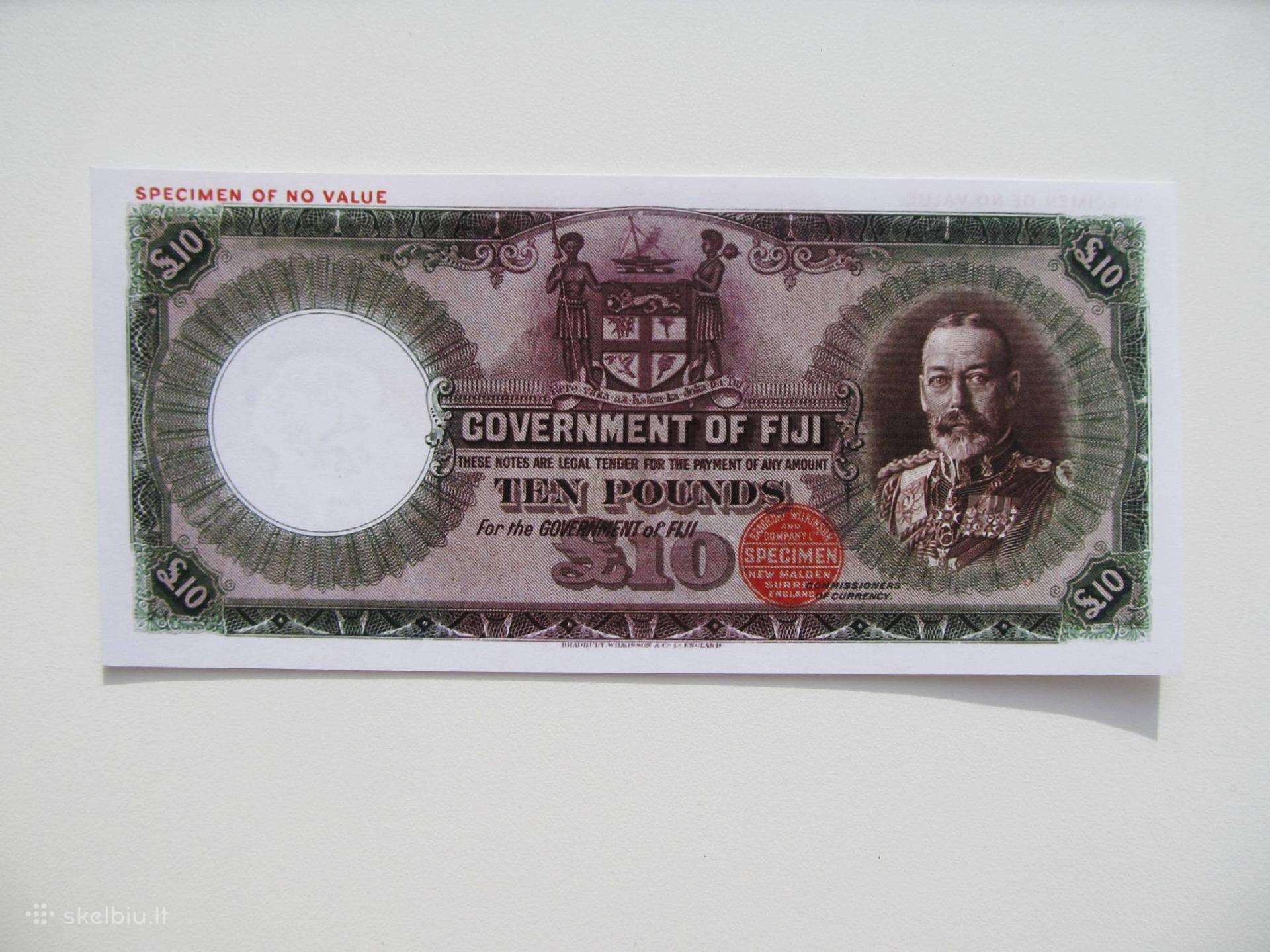 10 svaru , Fidžis , 1934