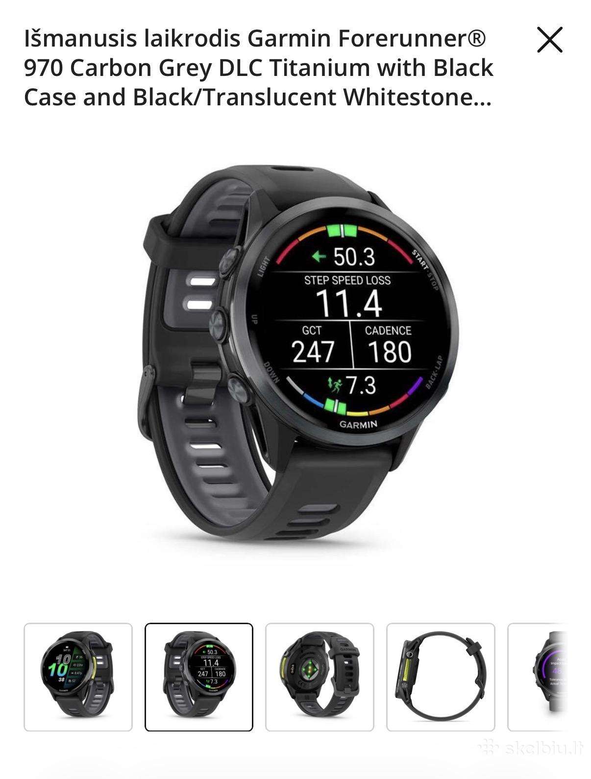 Nupirkčiau naują Garmin forerunner 970