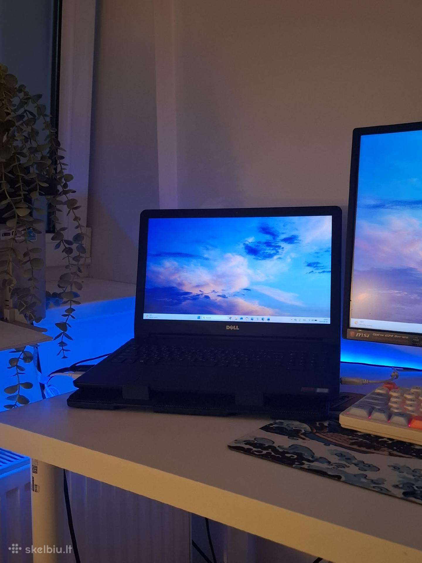 Dell nešiojamas kompiuteris studijoms ir darbui