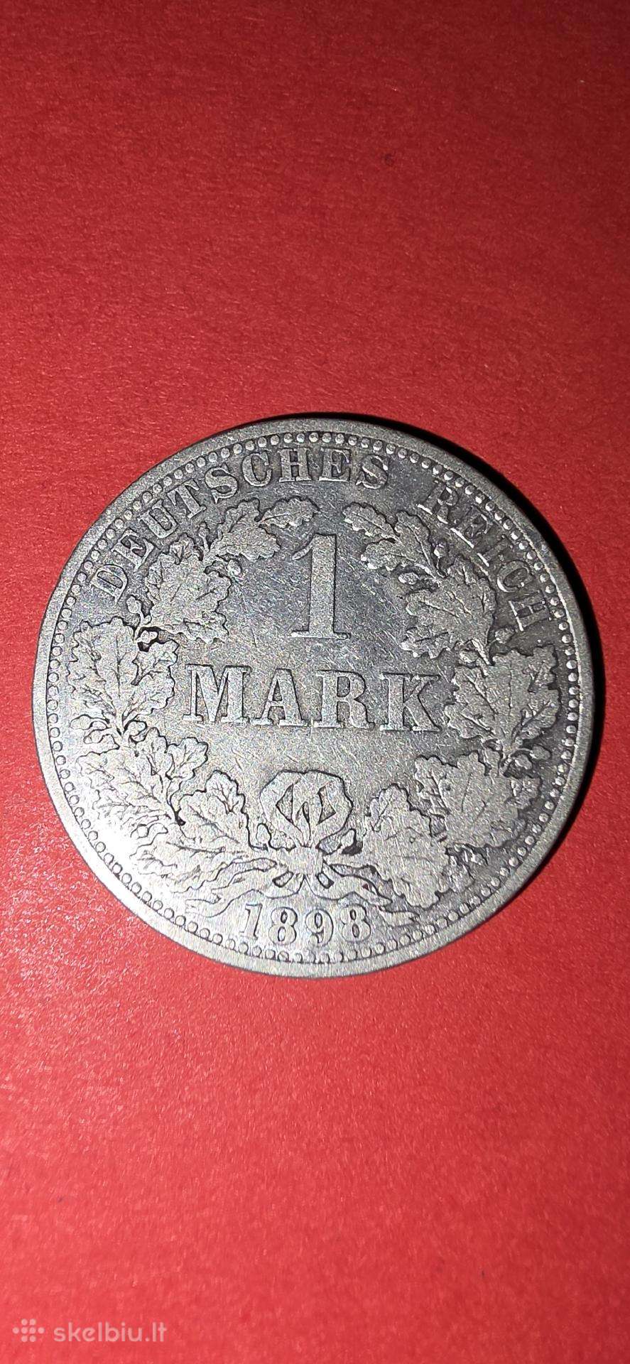 Vokietija 1 markė 1898 G
