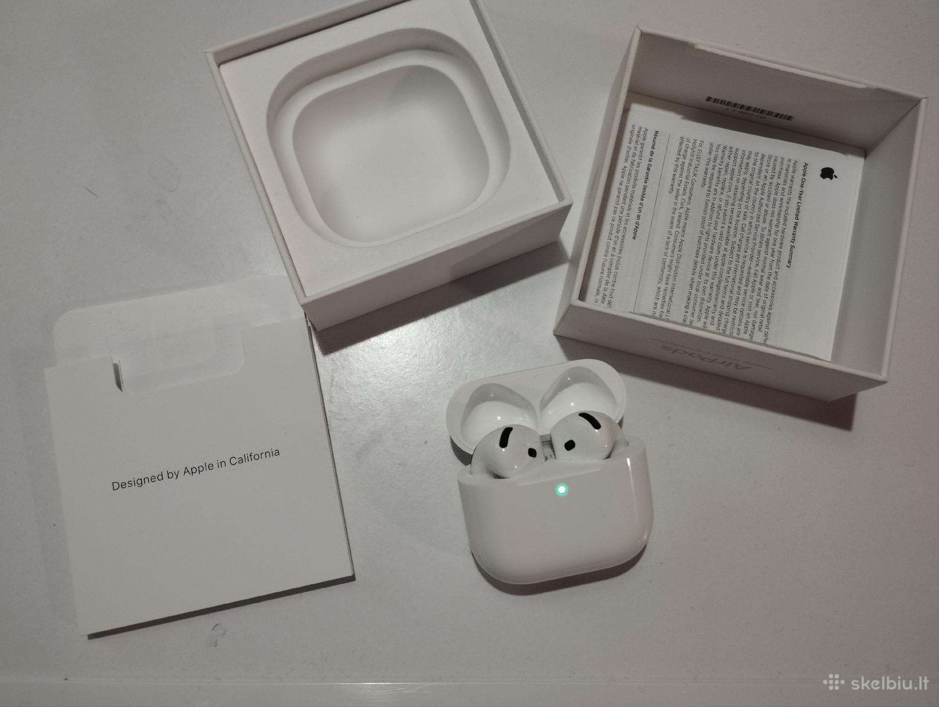 Airpods 4, kaip nauji, su dėžute ir kt.