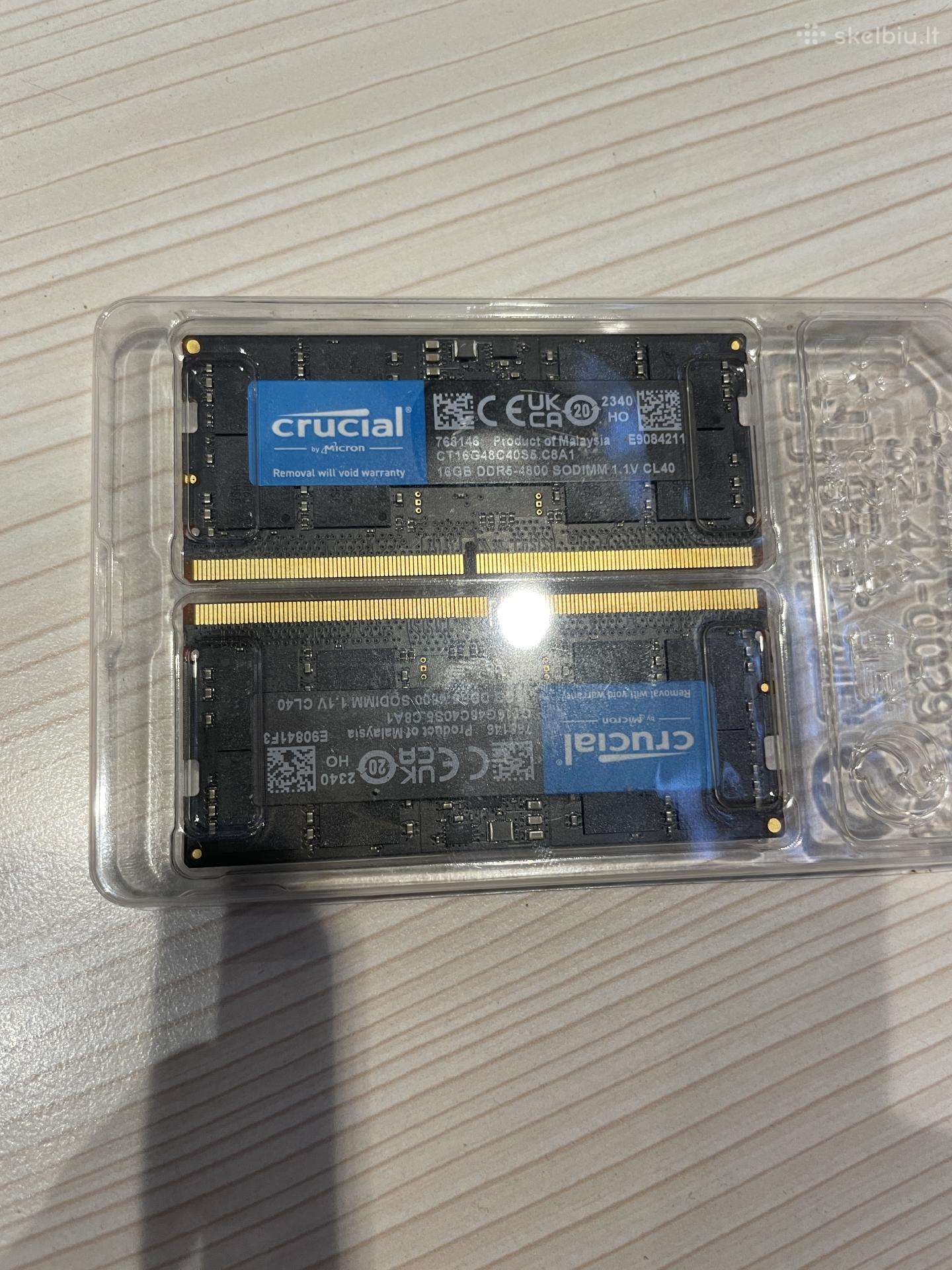 Crucial 32gb (2x16gb) Ddr5 4800mhz So-dimm