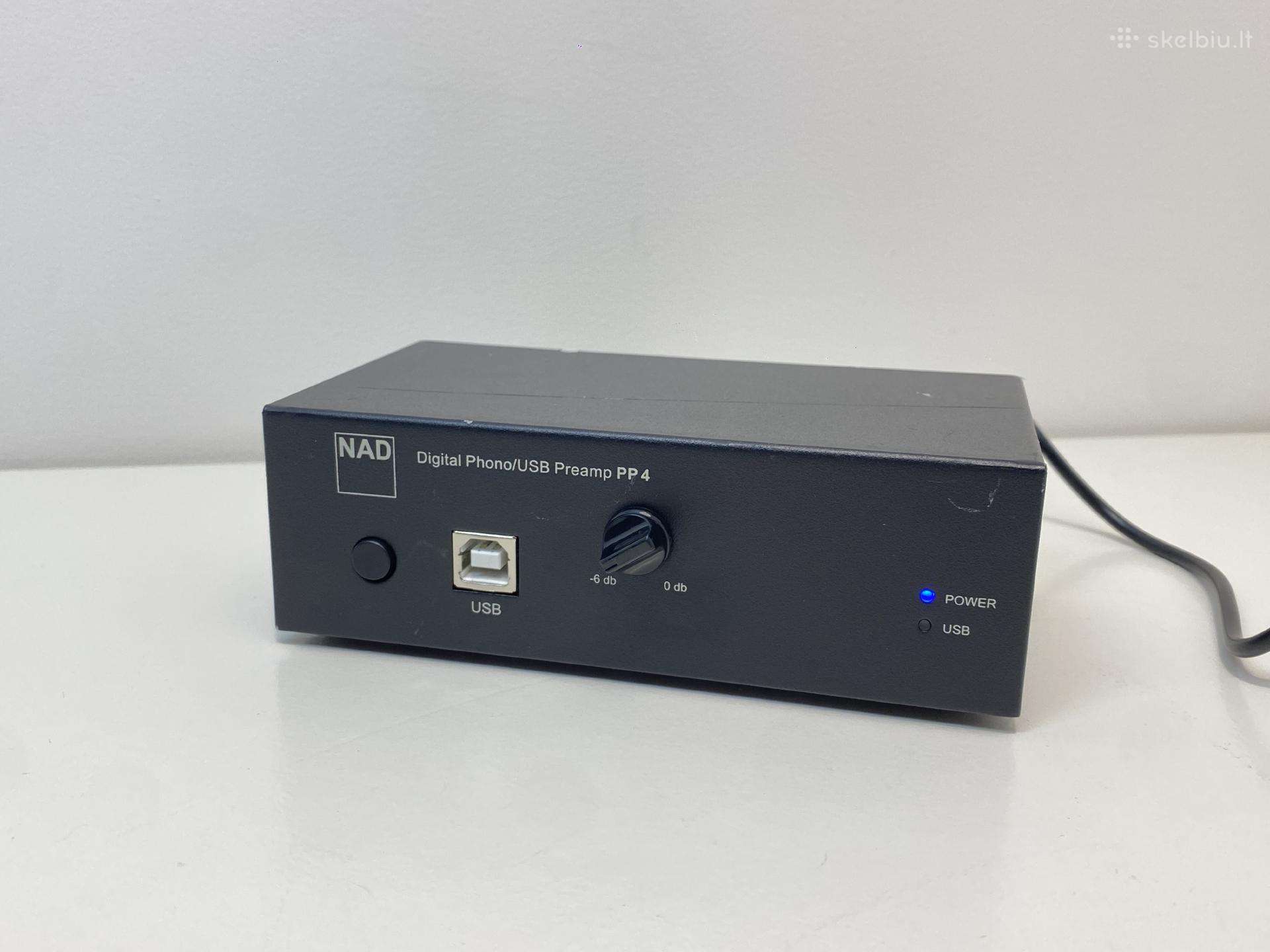 Nad Pp 4 Phono / Usb Preamp fonokorektorius