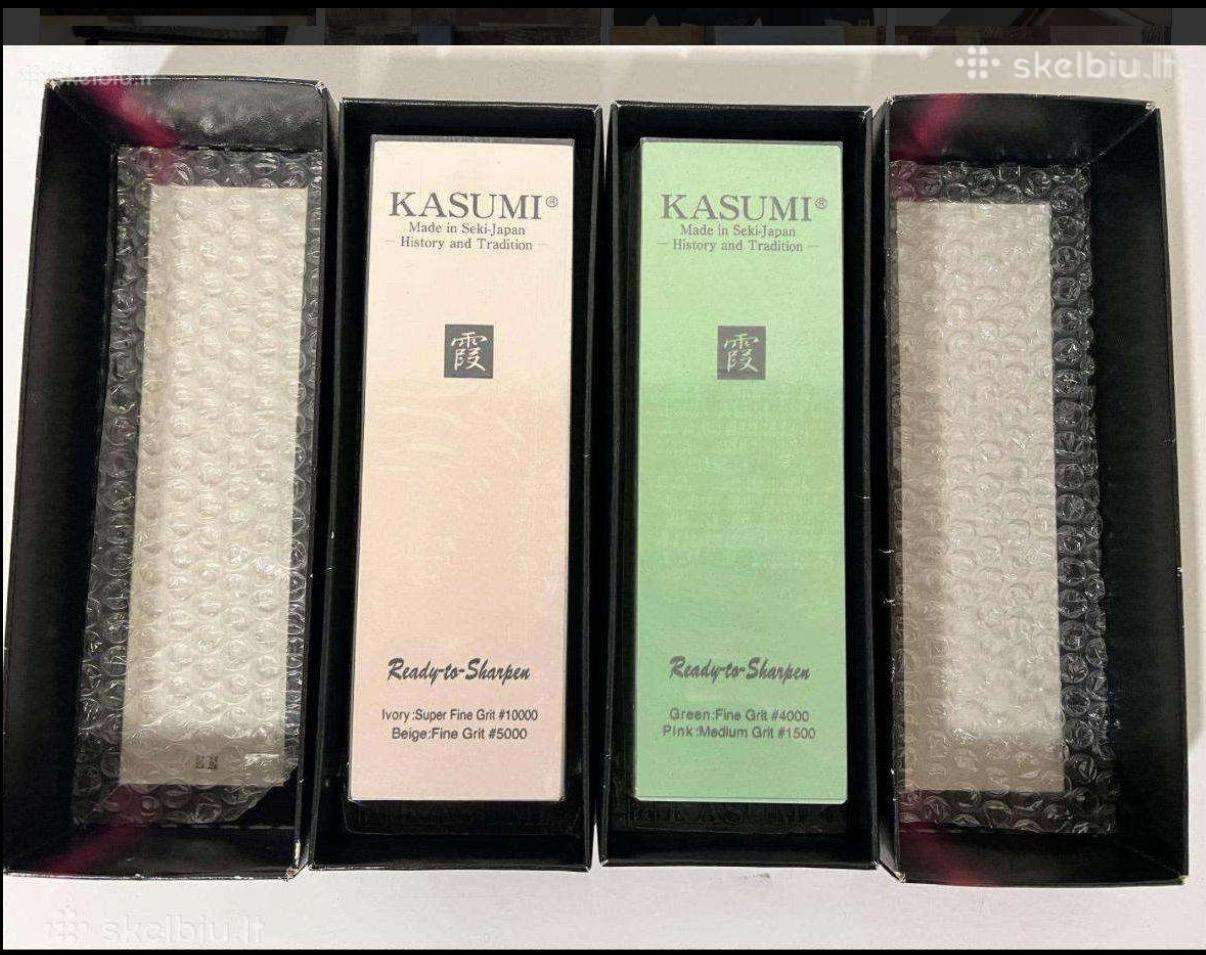Galandimo akmenis Kasumi / Masahiro, peiliai