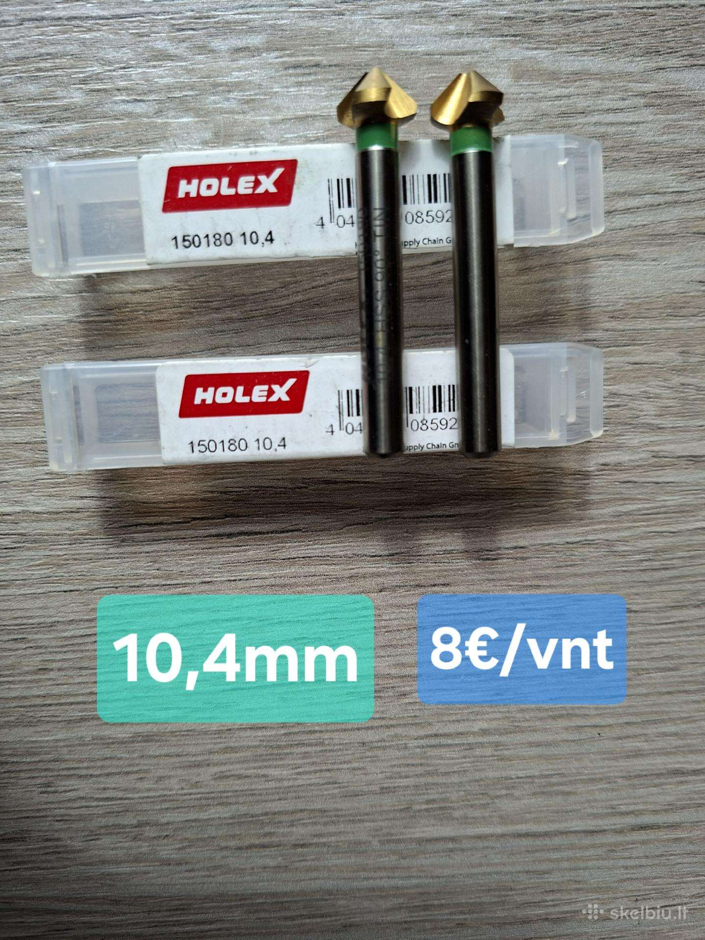 Holex kūginiai gilintuvai.