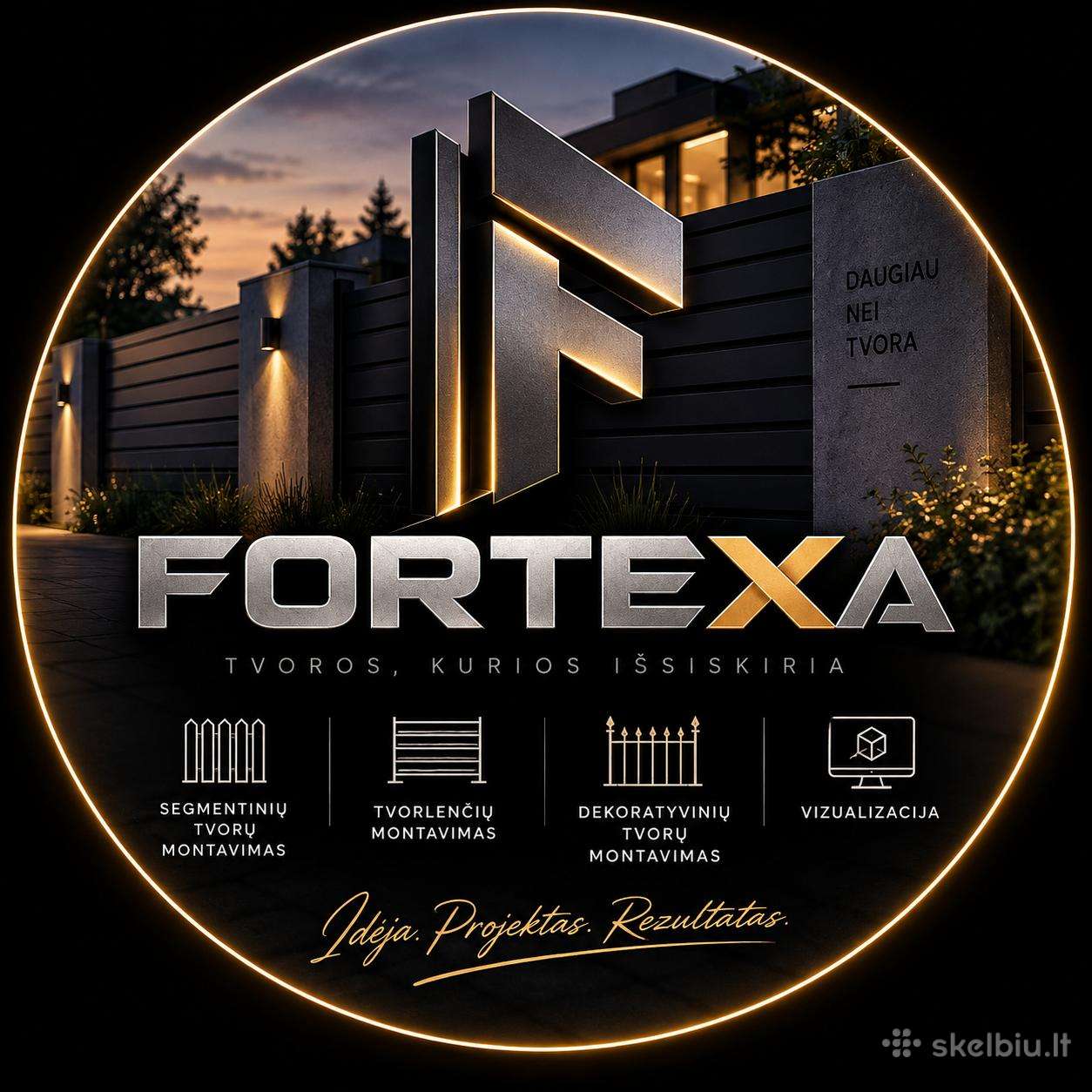 Fortexa - tvorų montavimas ir gamyba