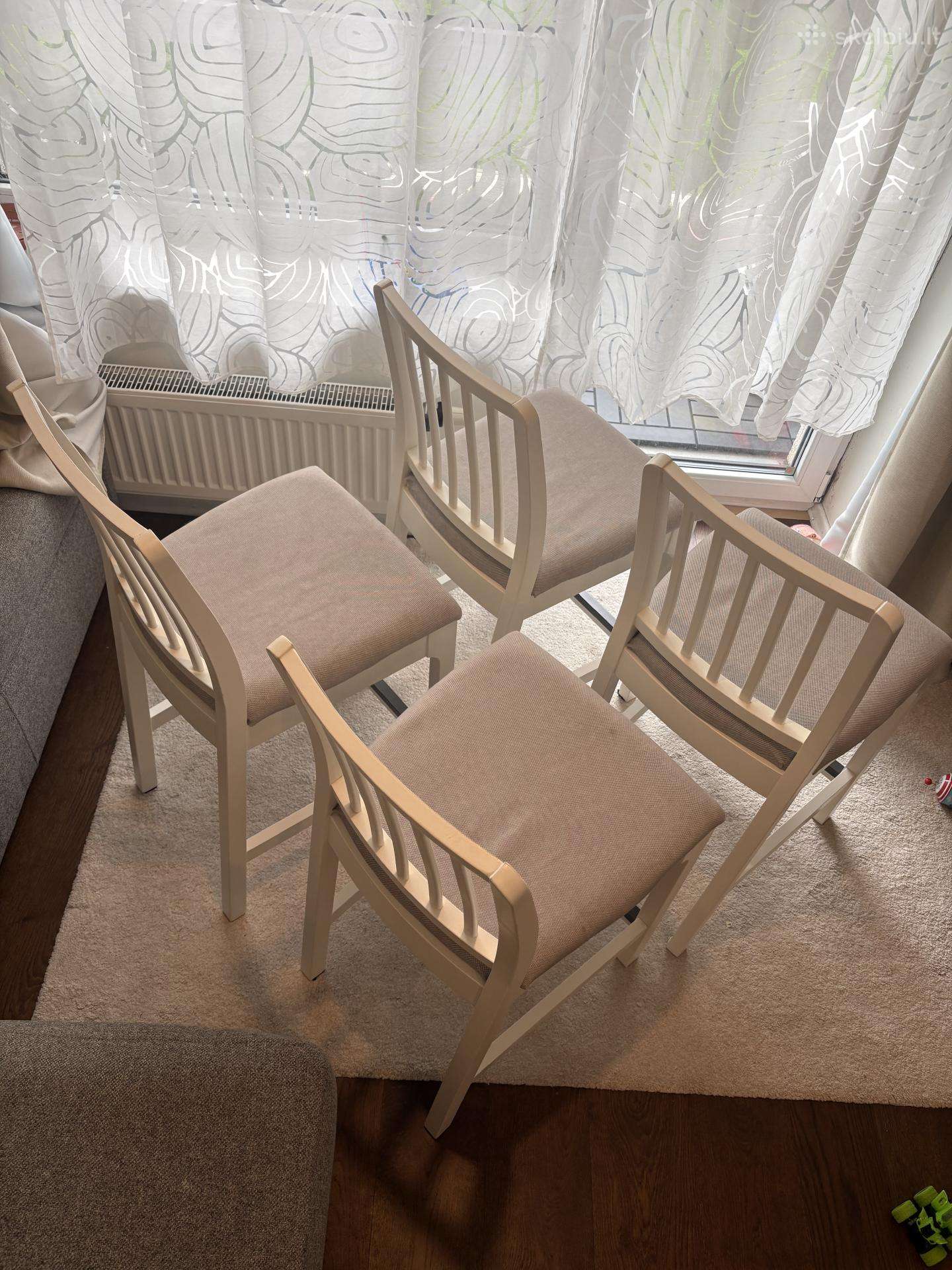 4 vnt. Ikea Ekedalen baro / pusbario kėdės 62 cm