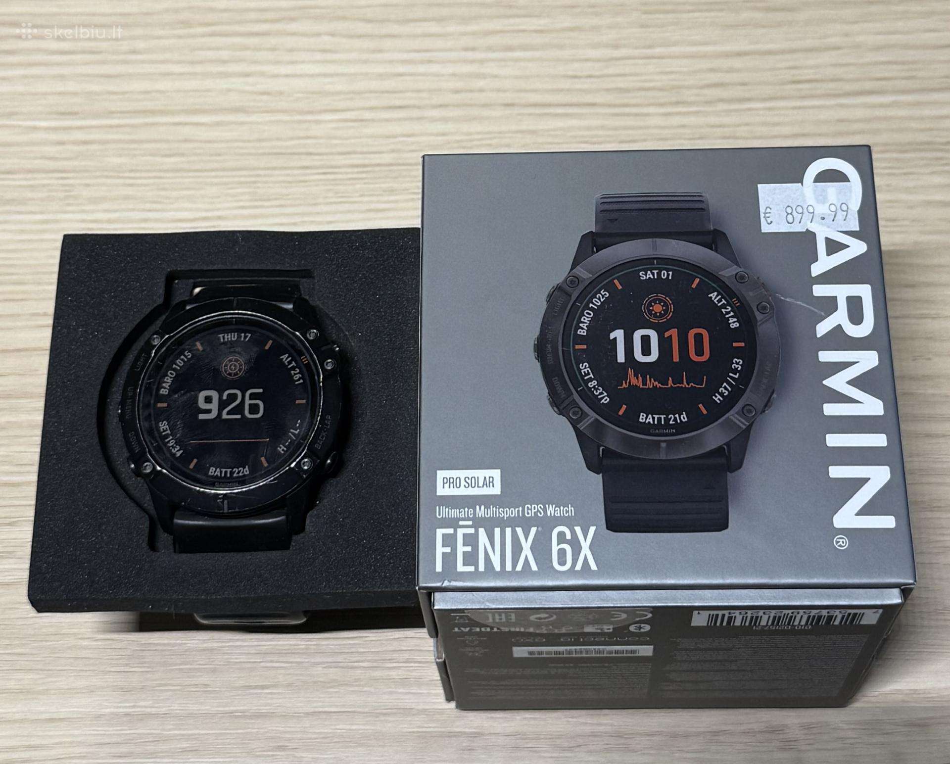 Garmin fenix 6x pro solar
