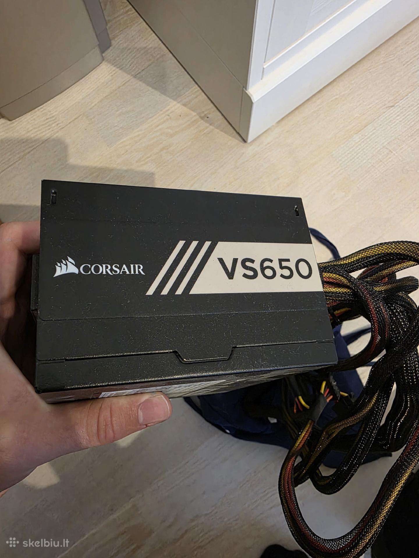 Corsair vs650 psu, 650w maitinimo blokas
