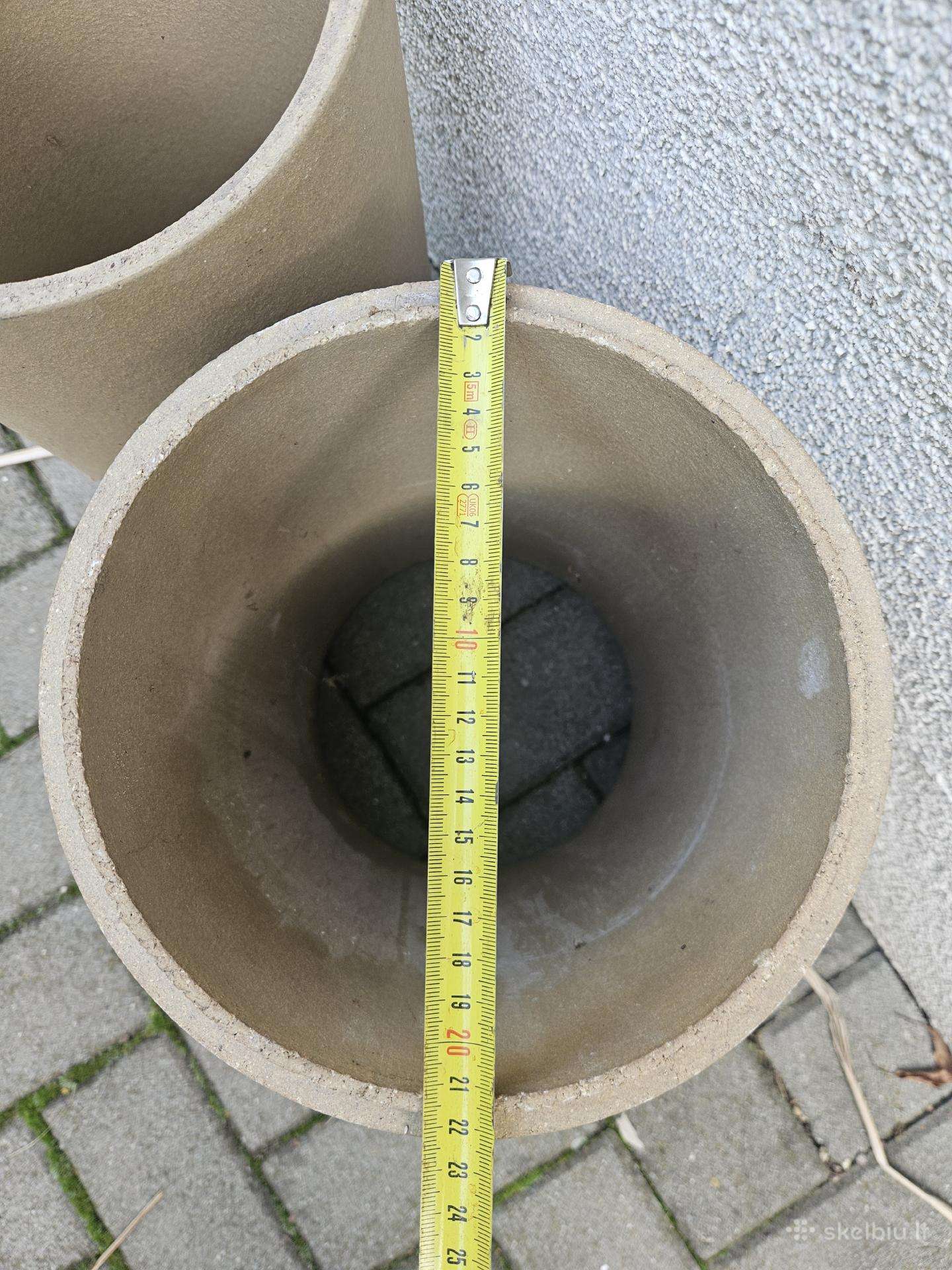 Schiedel šamotinis kamino indėklo likutis, 2 vnt.