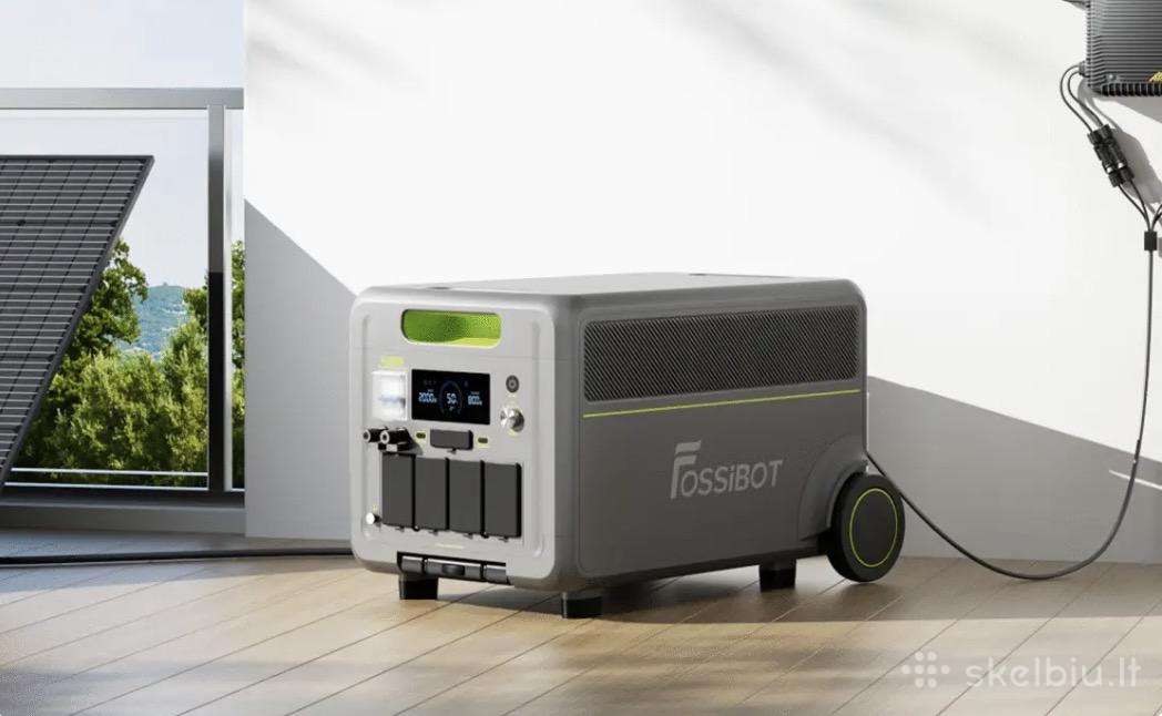 Fossibot F7200 – 7200 W Galios Įkrovimo Stotelė