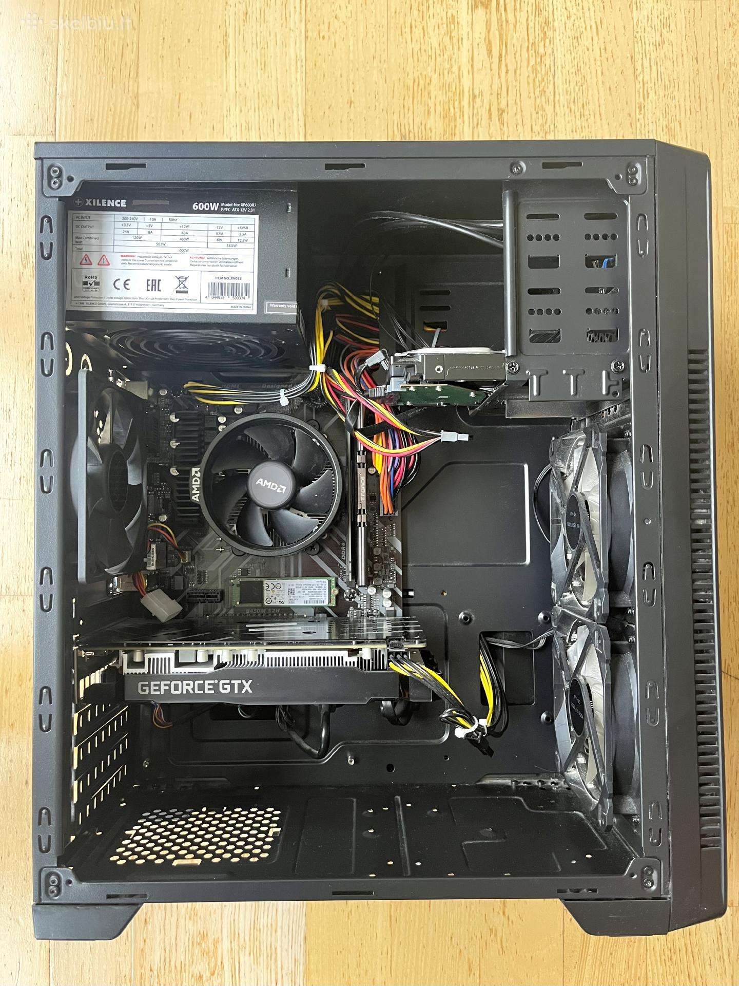 Kompiuteris Ryzen 5 2600, Geforce Gtx 1660 Oc