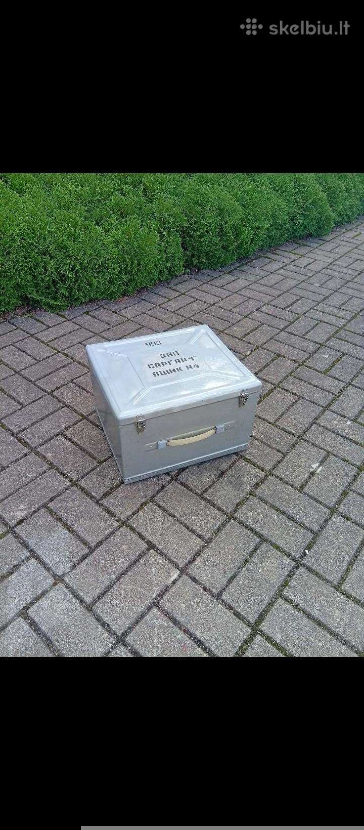 Aliuminė užrakinama amunicinė gera dėžė