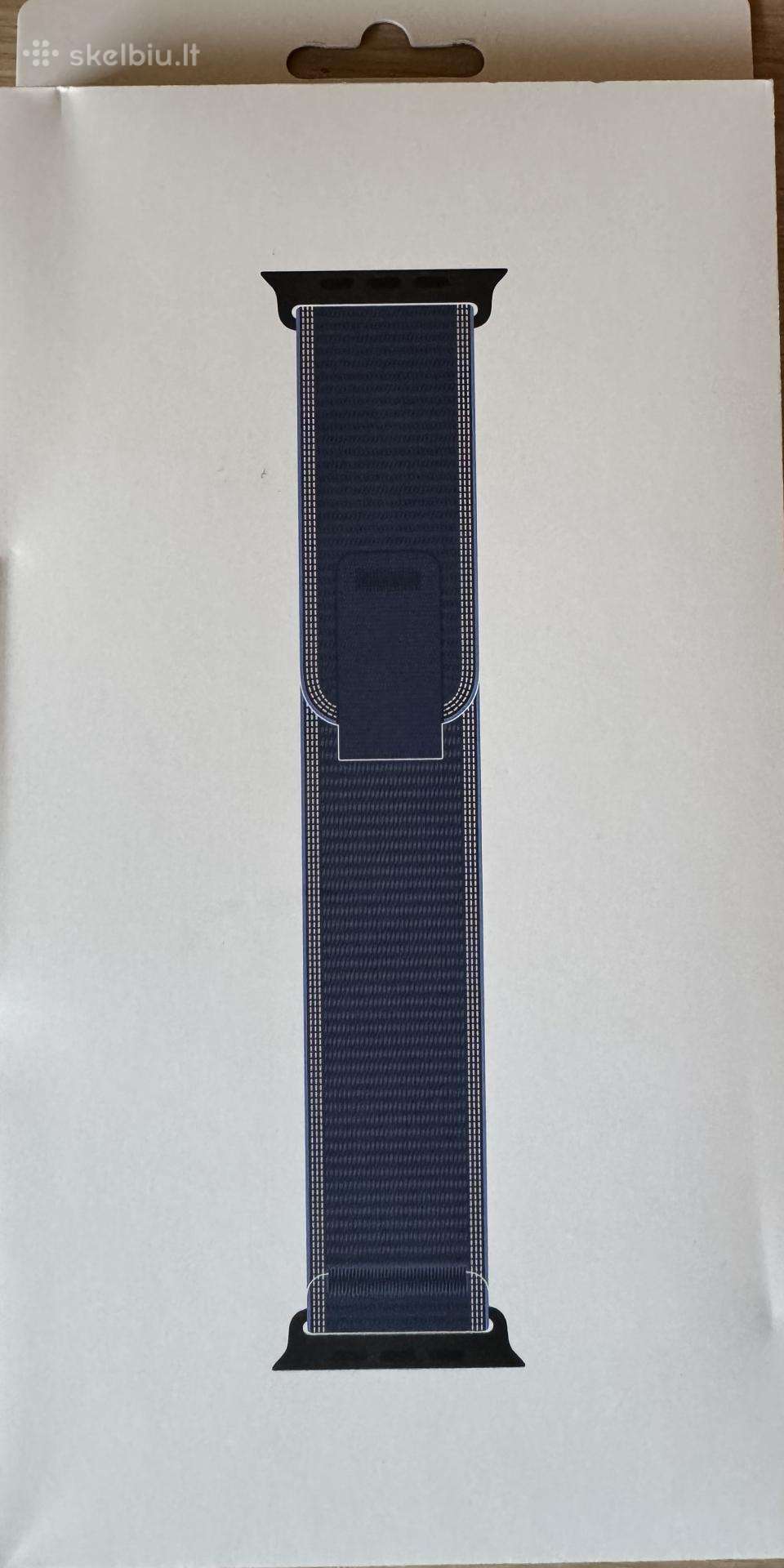 Apple Watch 49mm Blue Trail Loop Titanium Finish