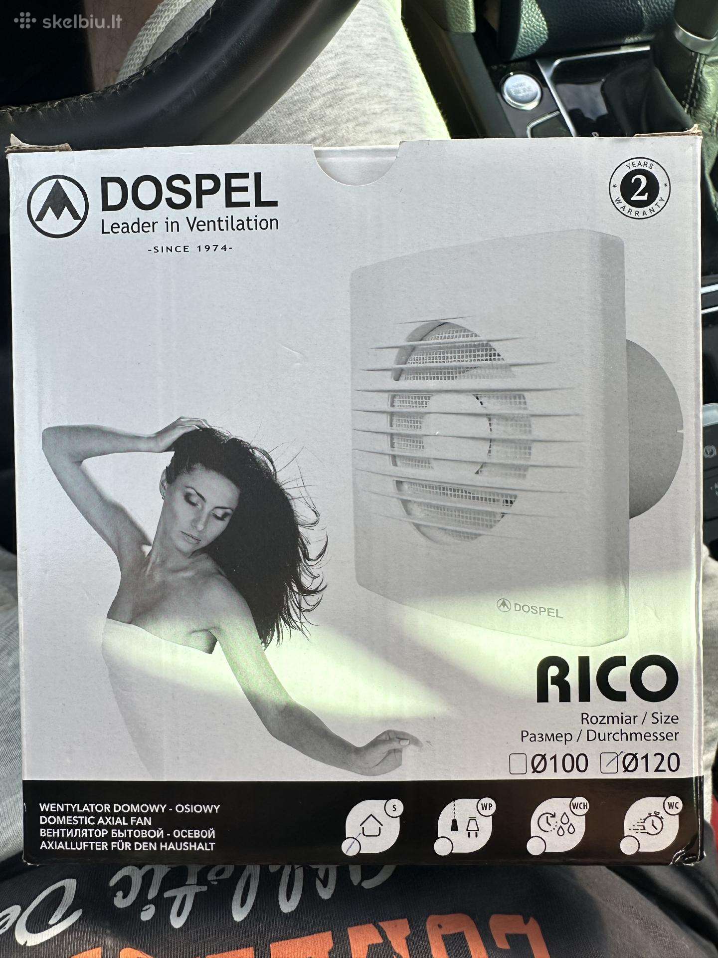 Dospel Rico 120s ventiliatorius