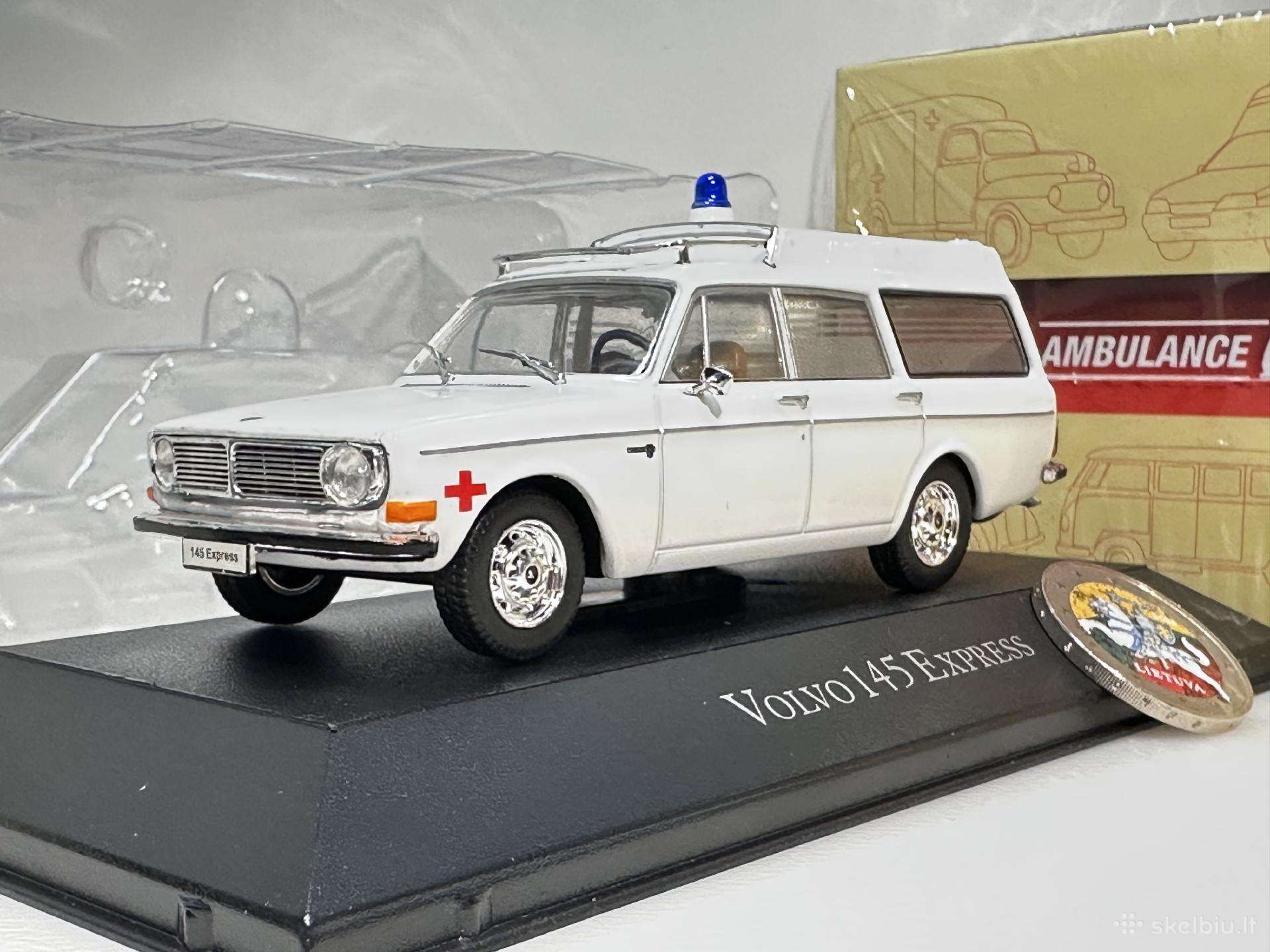 Volvo 145 Express Ambulance 1969 balta 1:43 Atl