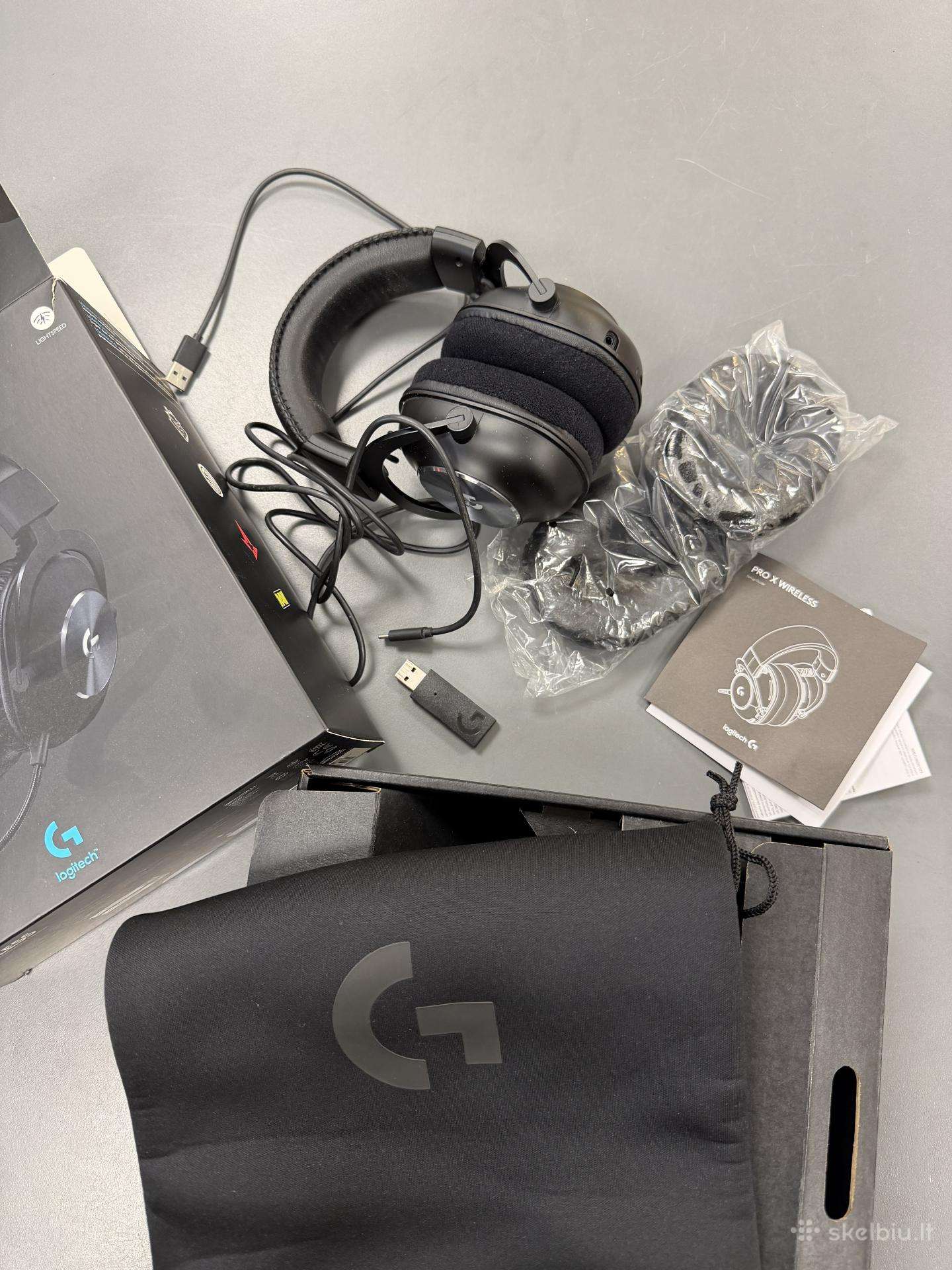 Parduodamos Logitech G Pro X Wireless Lightspeed