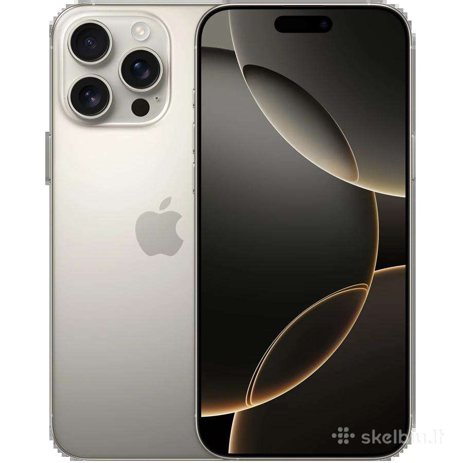 iPhone 16 pro max 256gb su garantija, tvarkingas.