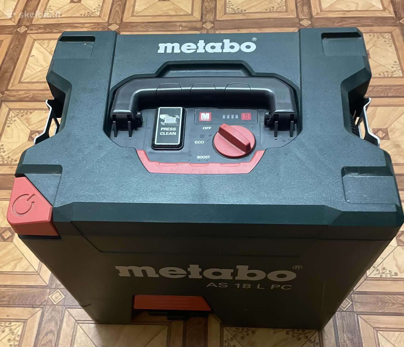 Akumuliatorinis dulkių siurblys Metabo