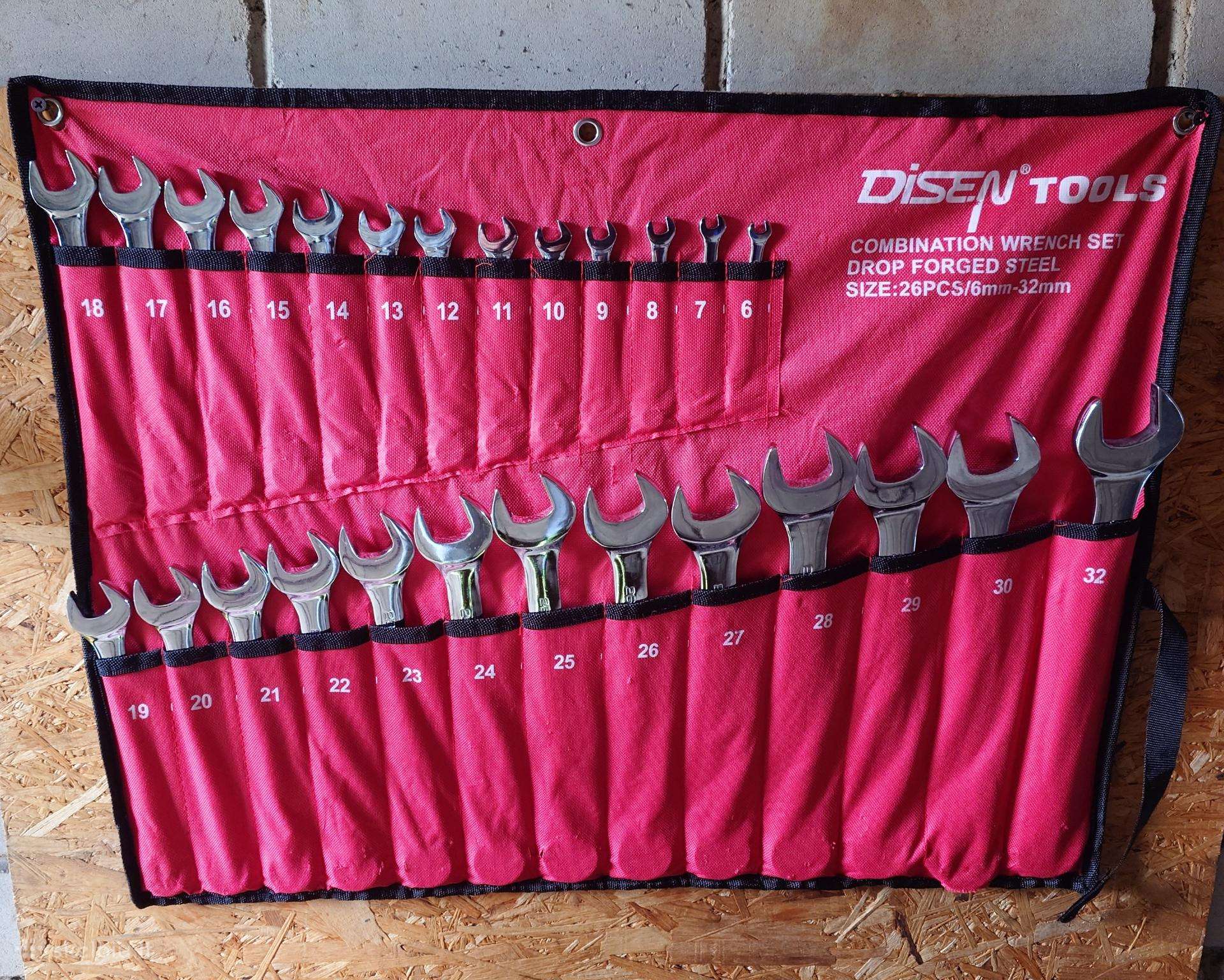Raktų rinkinys Disen Tools (26 vnt., 6–32 mm)