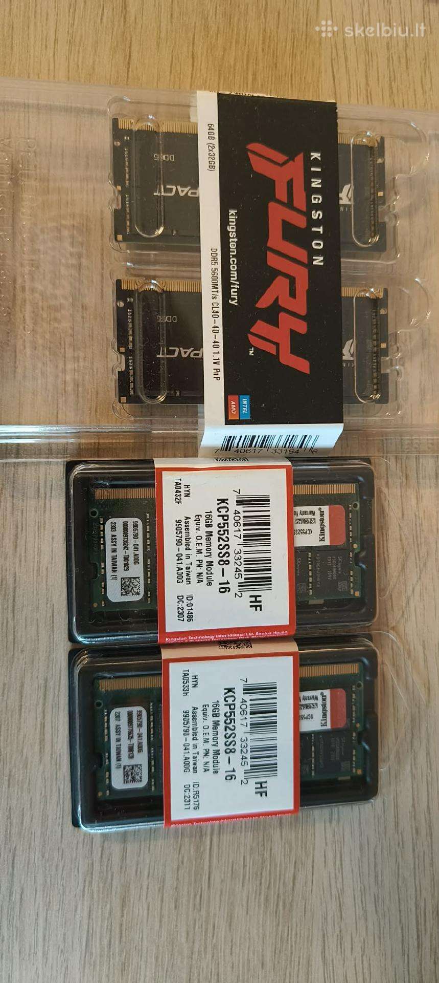 Nauji ddr5 sodimm ramai