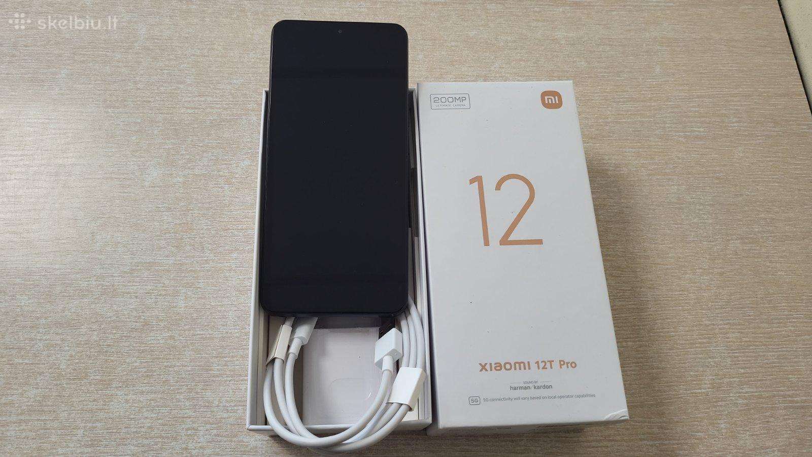 Xiaomi 12t Pro Black, 8gb/256gb.