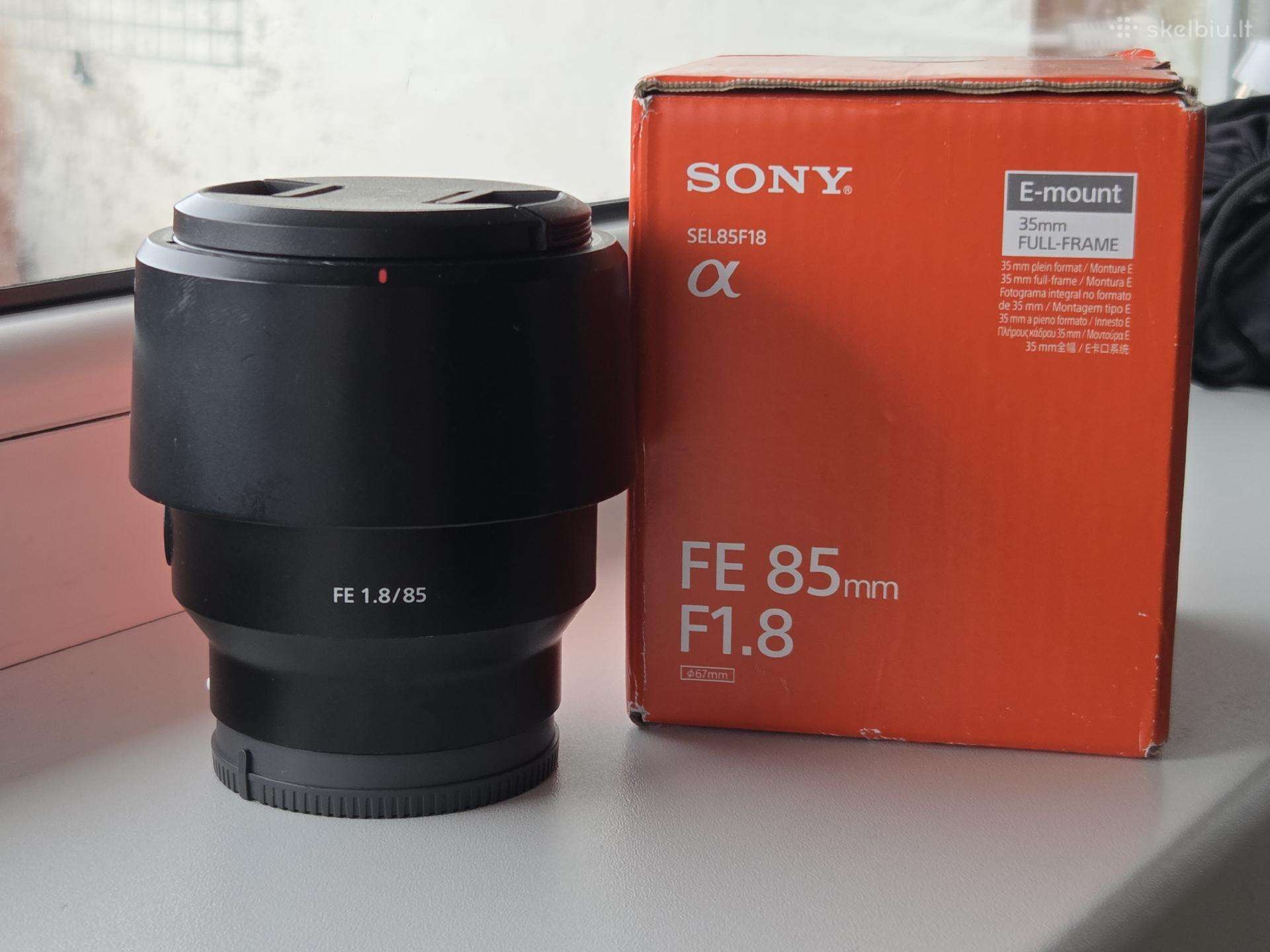 Sony 85mm f1.8