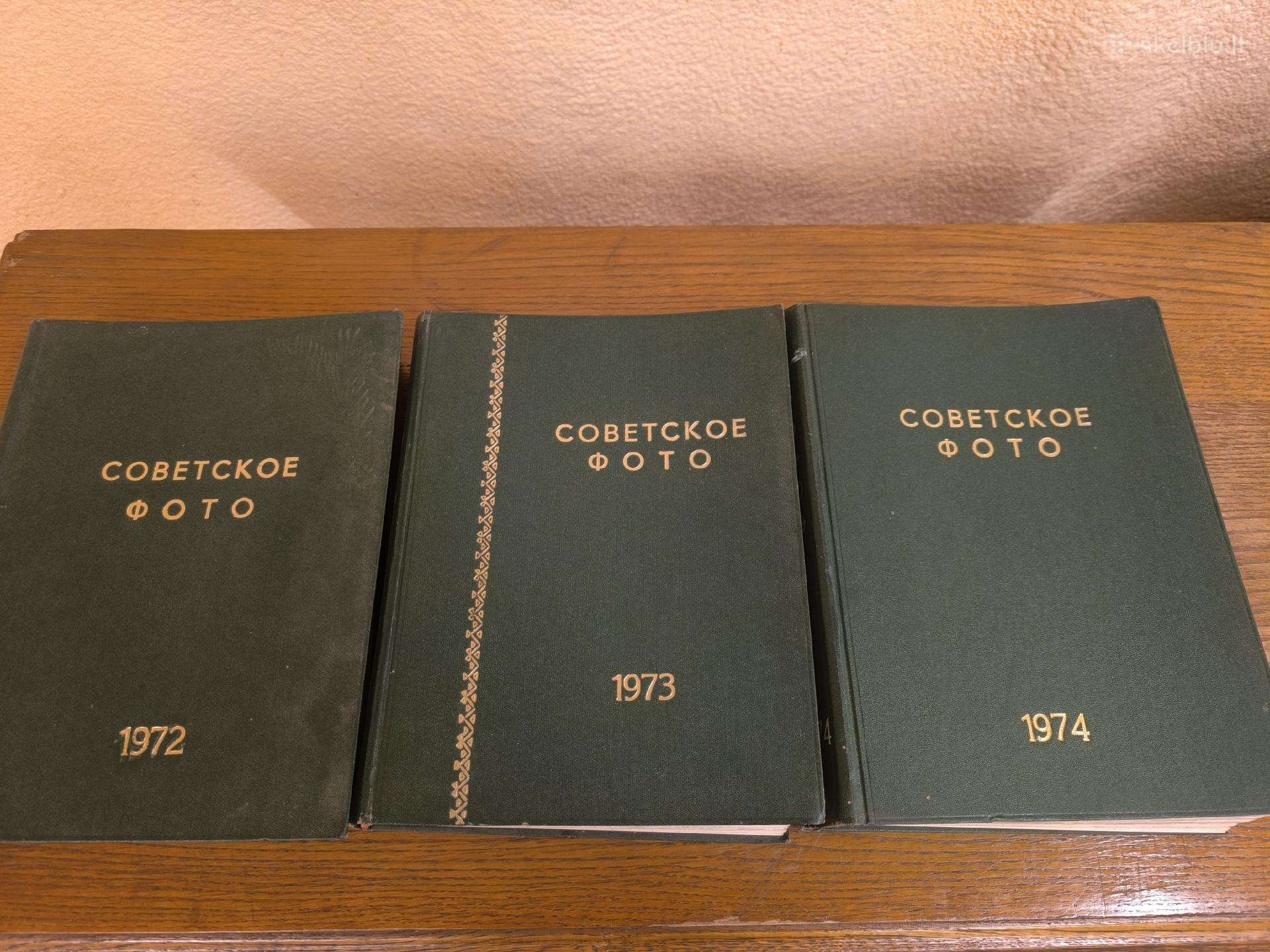 Fotožurnalas "Sovetskoe foto" 1972,1973,1974 m.