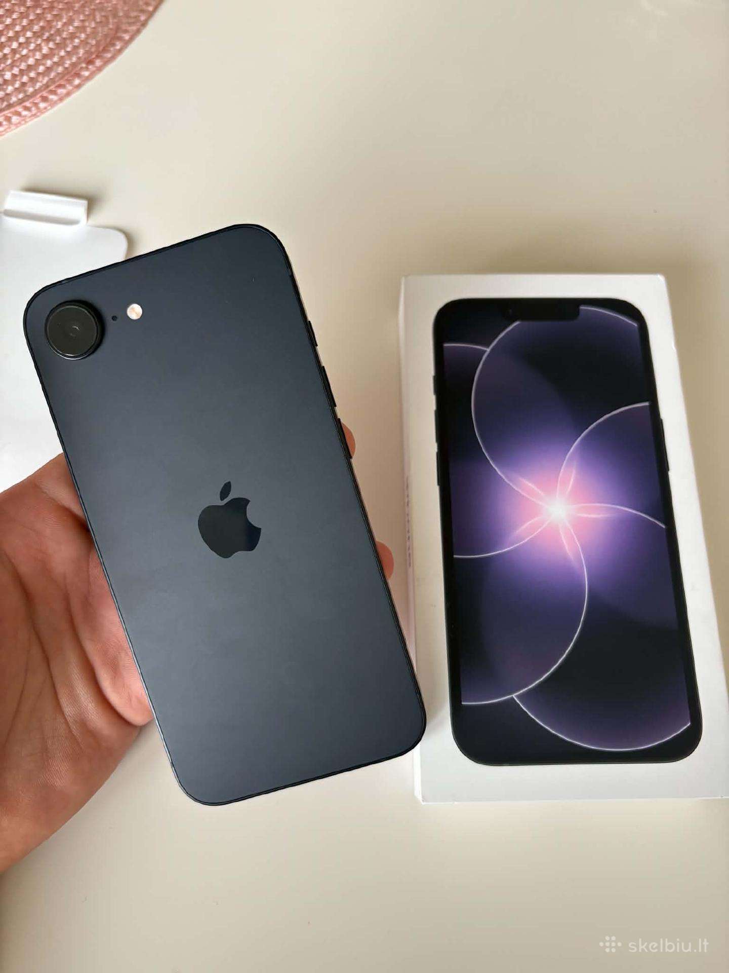iPhone 17e 256gb Black – Naujas, 24 mėn. Garantija
