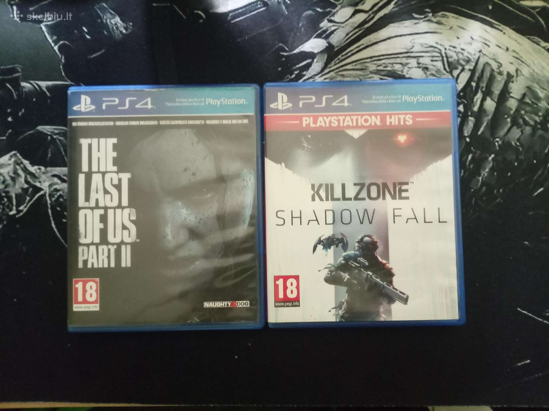 Parduodami tvarkingi naudoti ps4 diskai