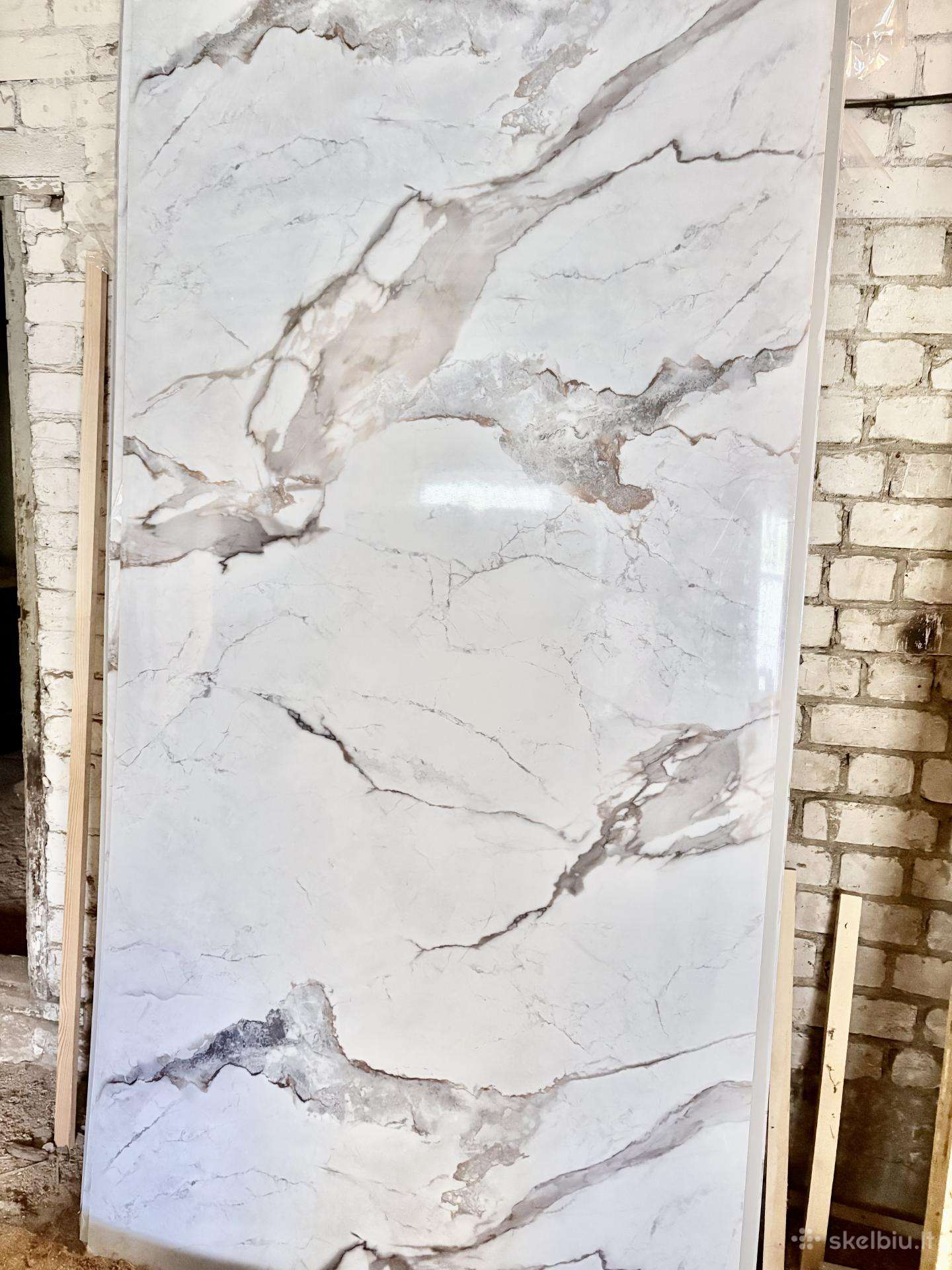 Dekoratyvinė pvc plokštė, marmuro imitacija