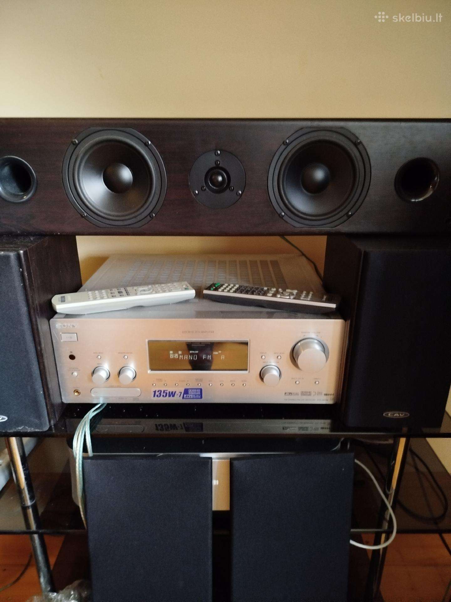 Sony 135x7, Dvd plejeris, Cav Dp500 kolonėlės