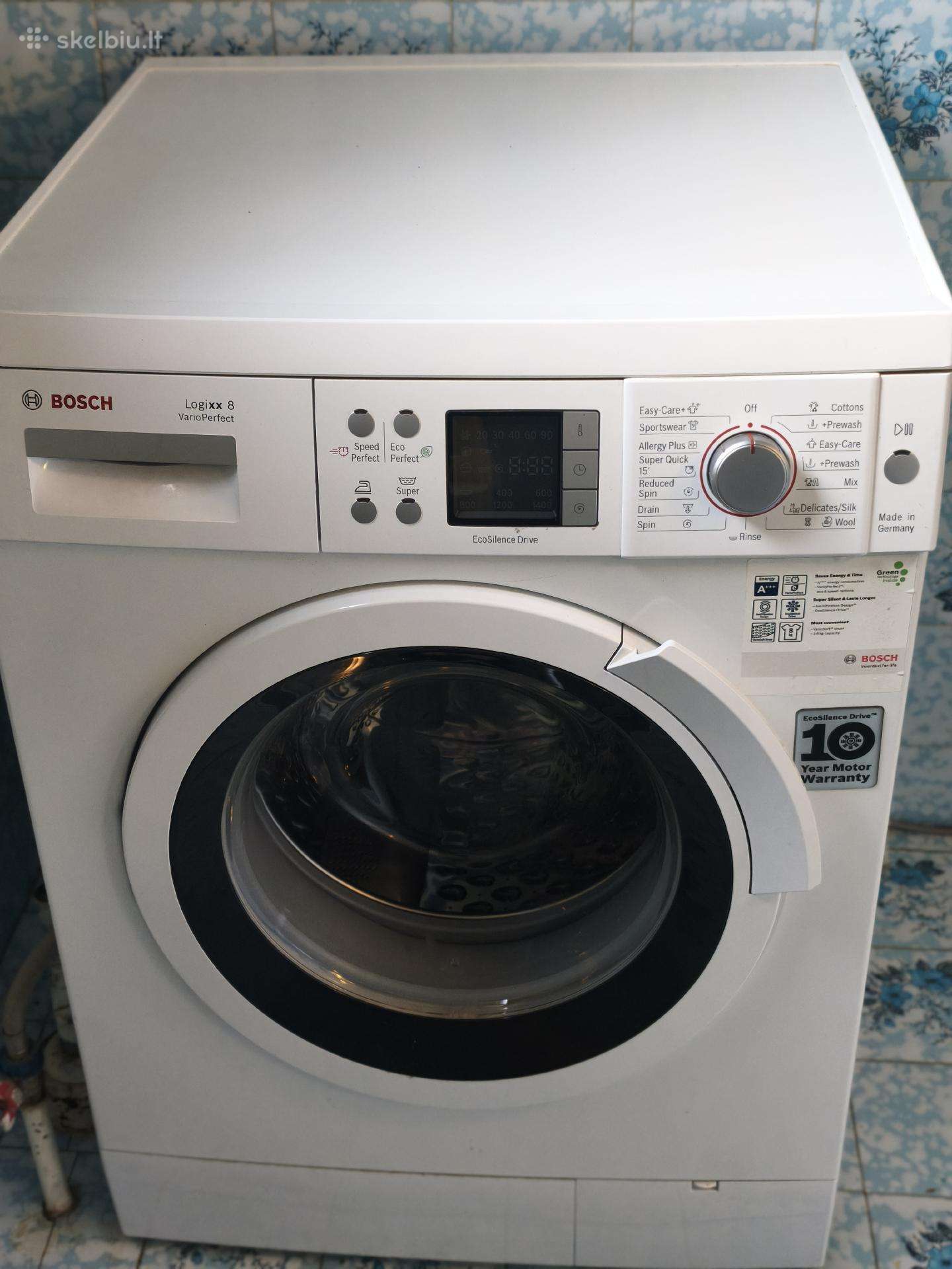 Bosch skalbimo mašina Vokiška