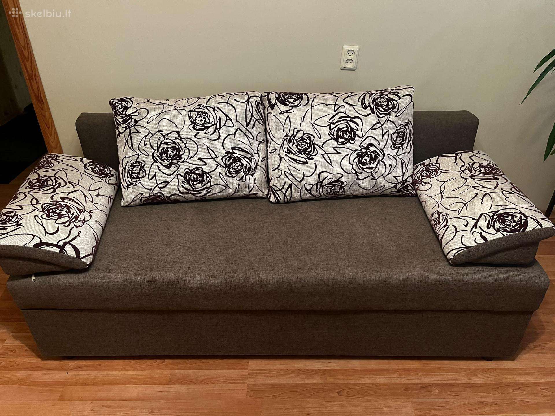 Sofa - lova Ilgis 200cm miegamoji dalis 140cm