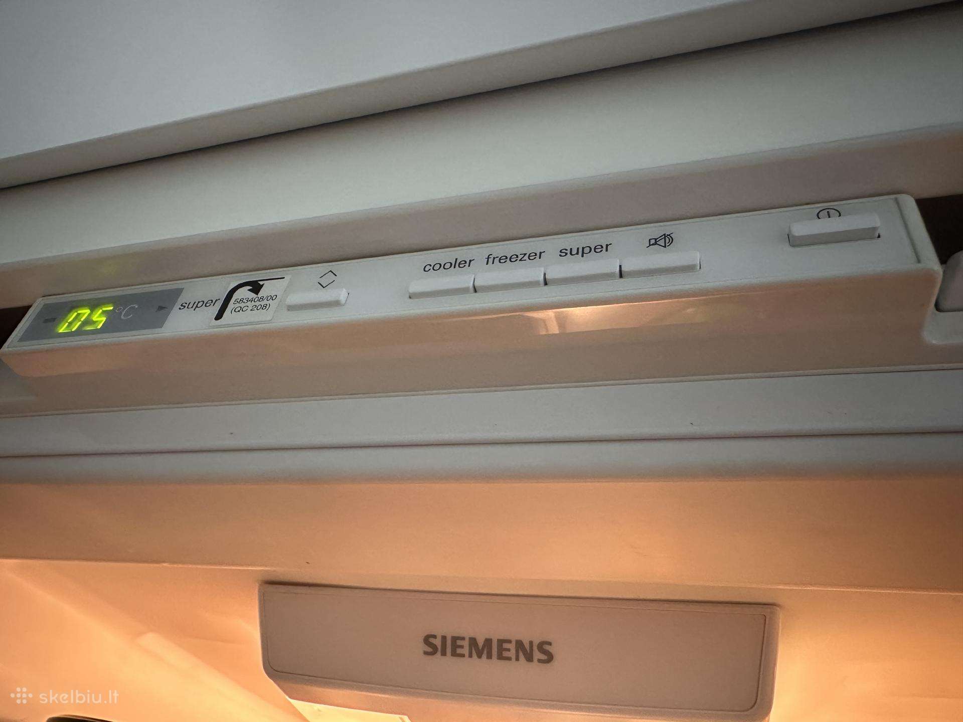 Parduodamas Siemens imontuojamas Saldytuvas