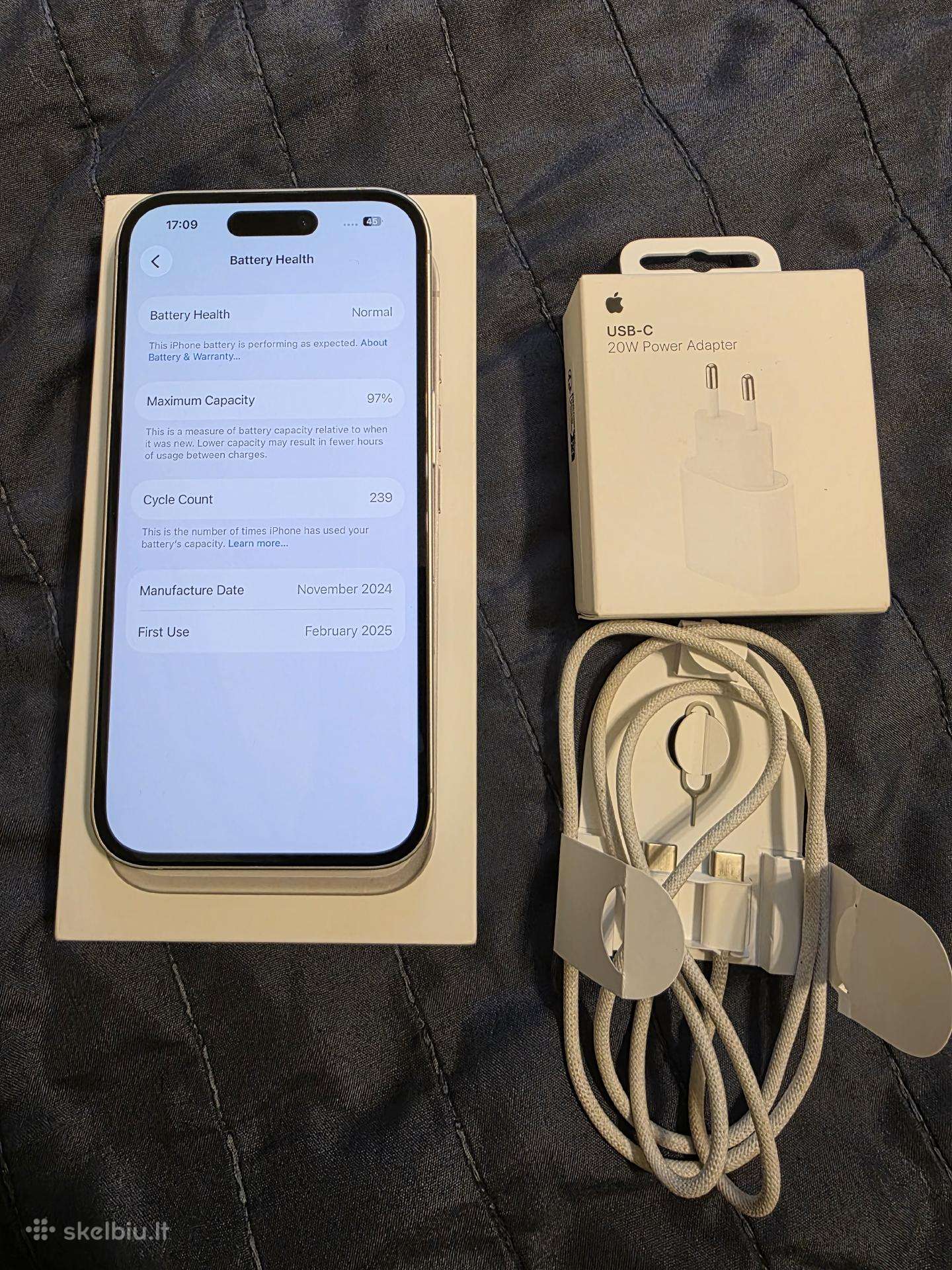 Idialios būklės iPhone 16/128
